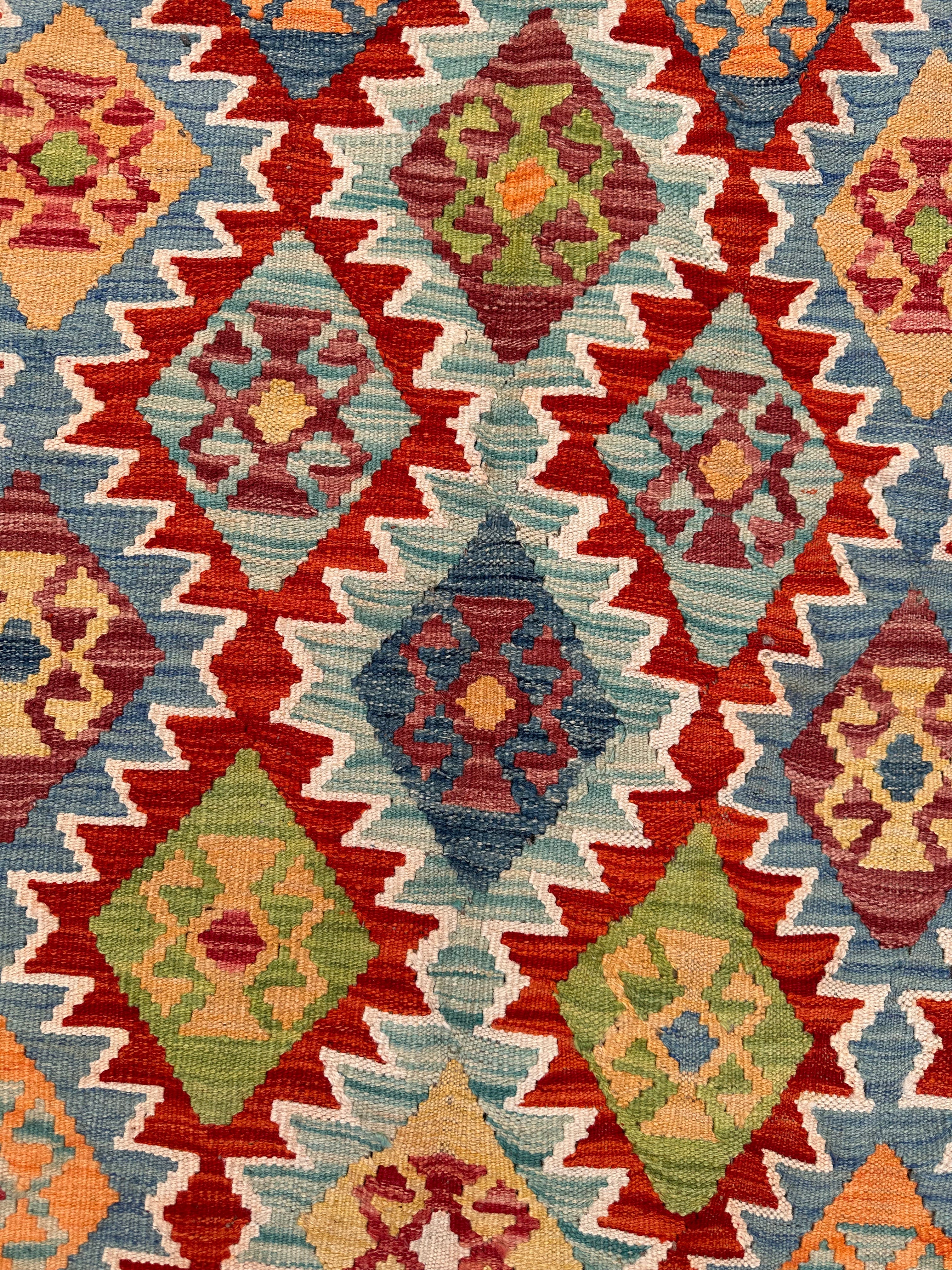 Chobi Afghan Handmade — 2.87 x 2.00