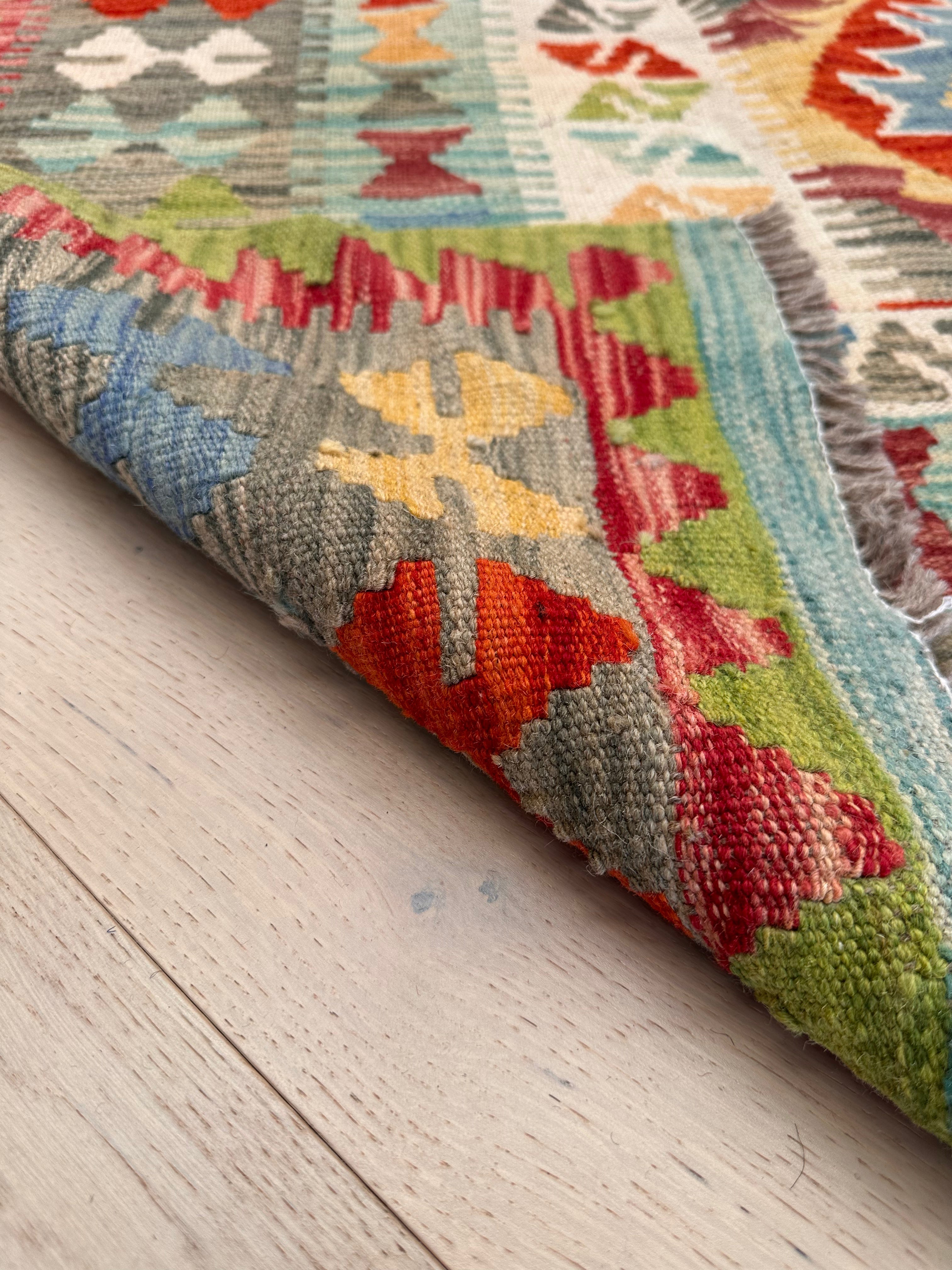 Chobi Afghan Handmade — 2.87 x 2.00