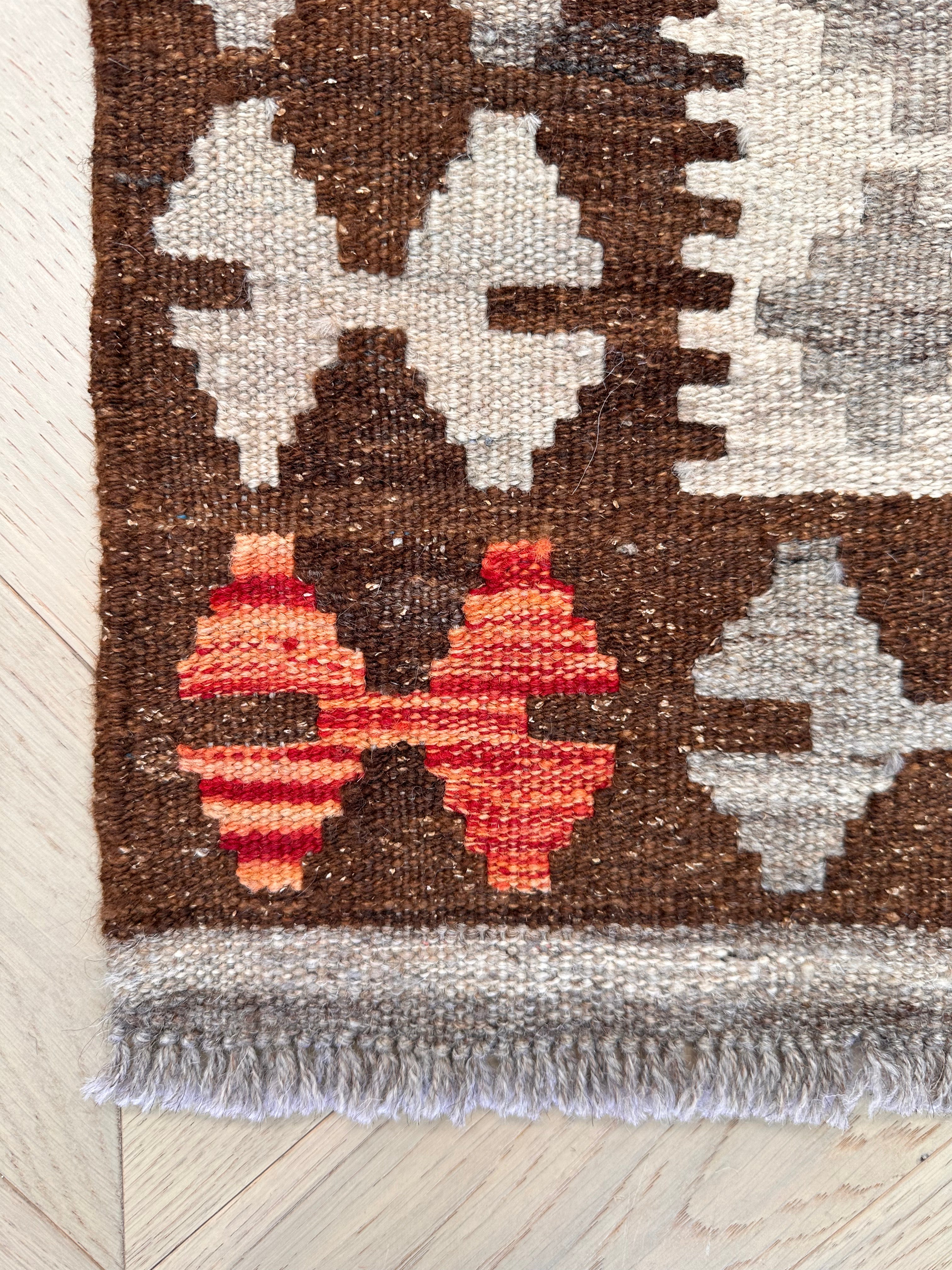 Chobi Afghan Handmade — 1.46 x 0.58