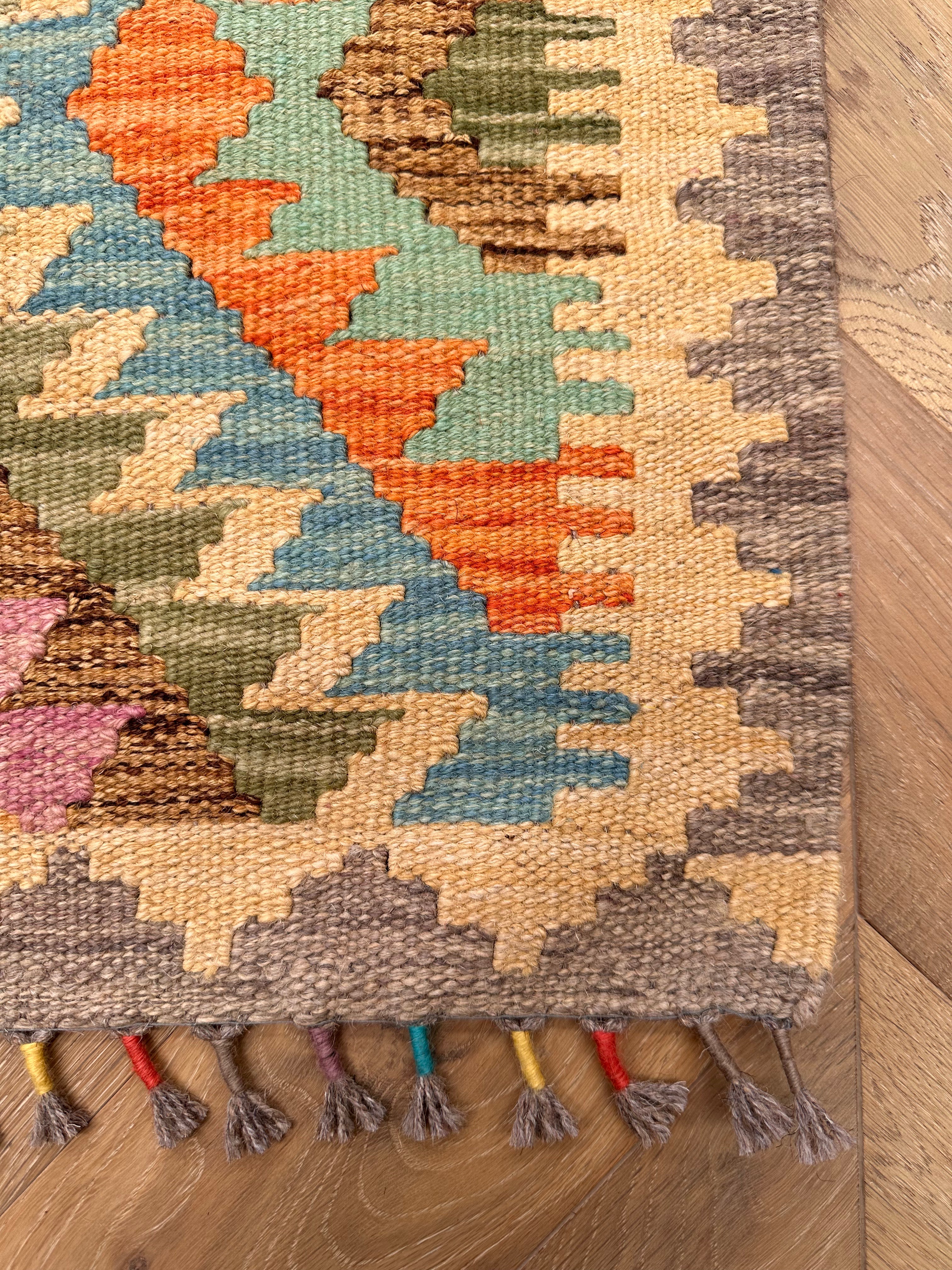 Chobi Afghan Handmade — 1.46 x 1.01