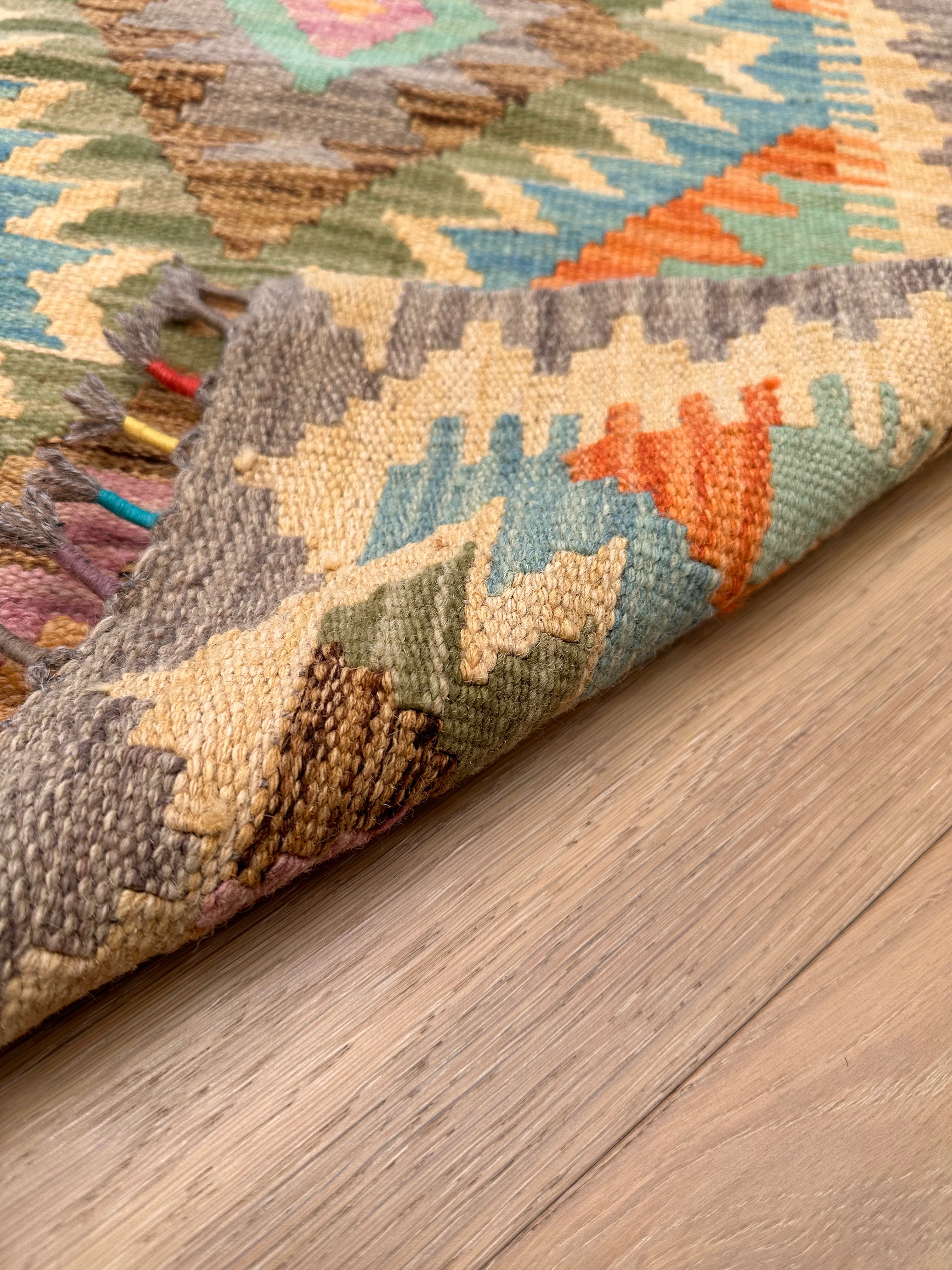 Chobi Afghan Handmade — 1.46 x 1.01