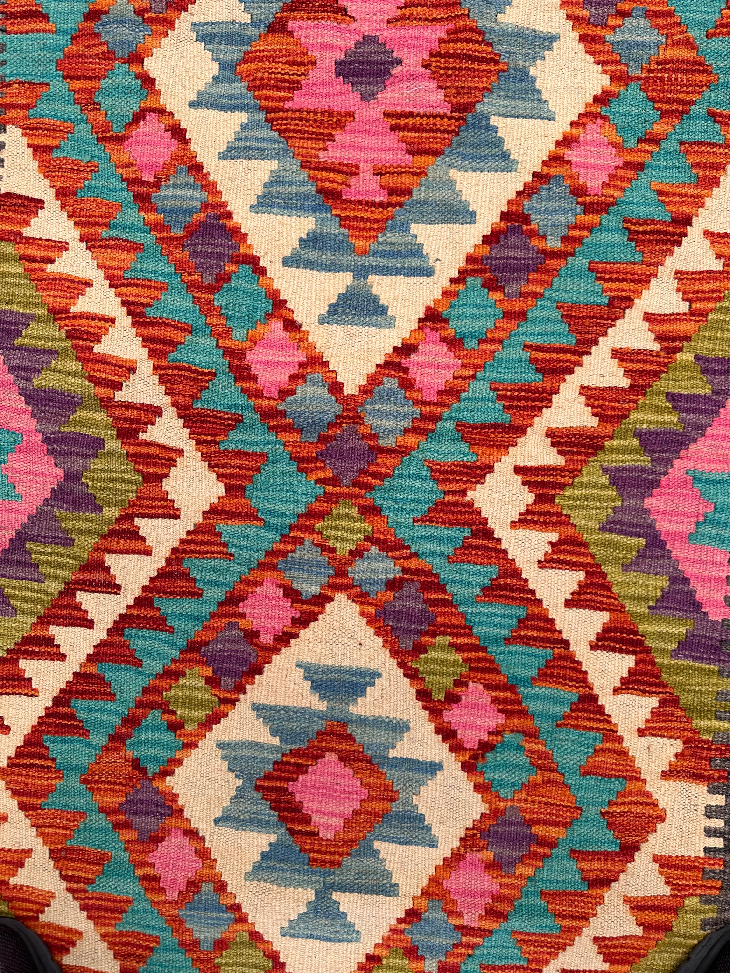 Chobi Afghan Handmade — 1.57 x 0.97
