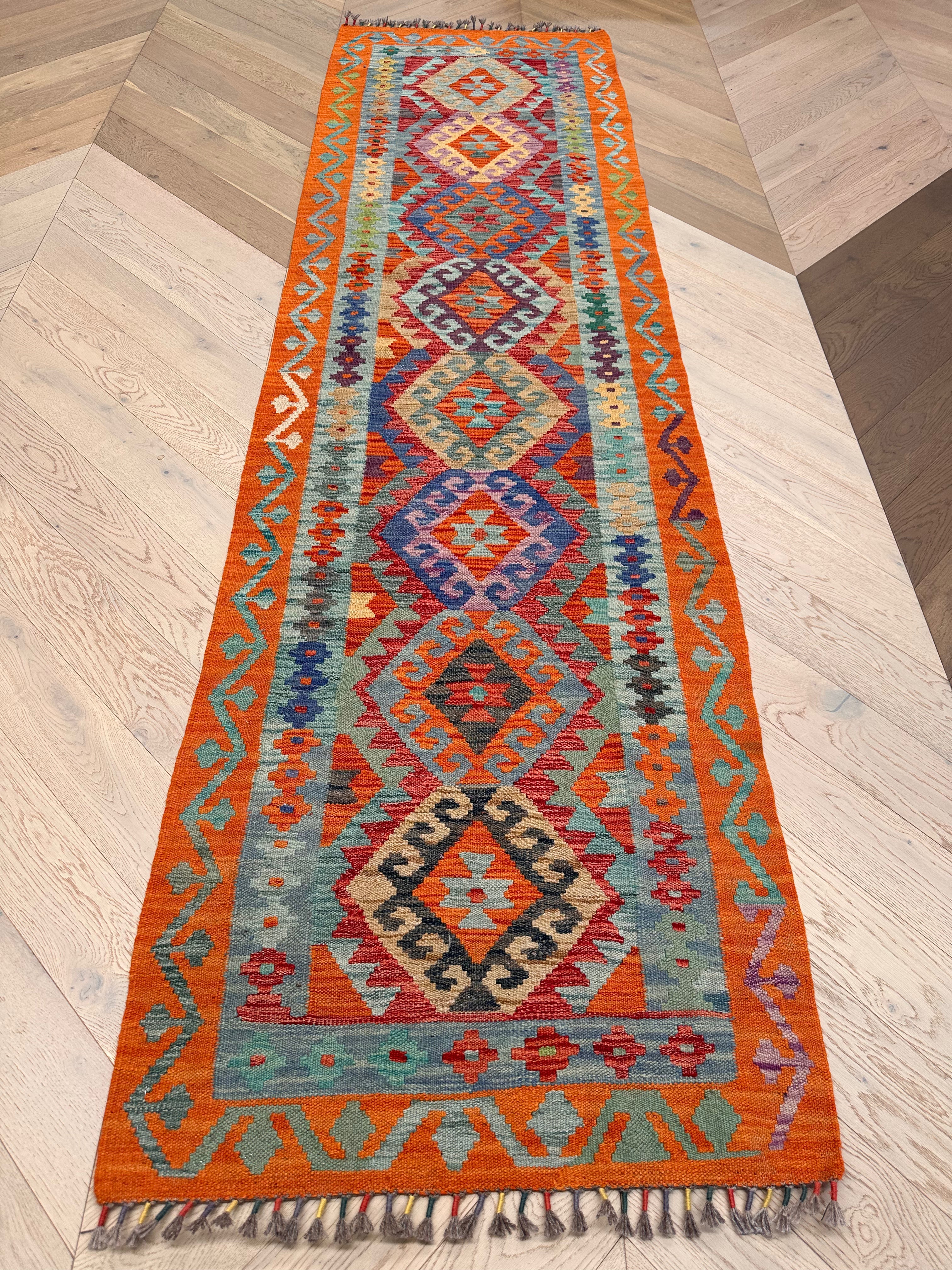 Chobi Afghan Handmade — 3.00 x 0.80