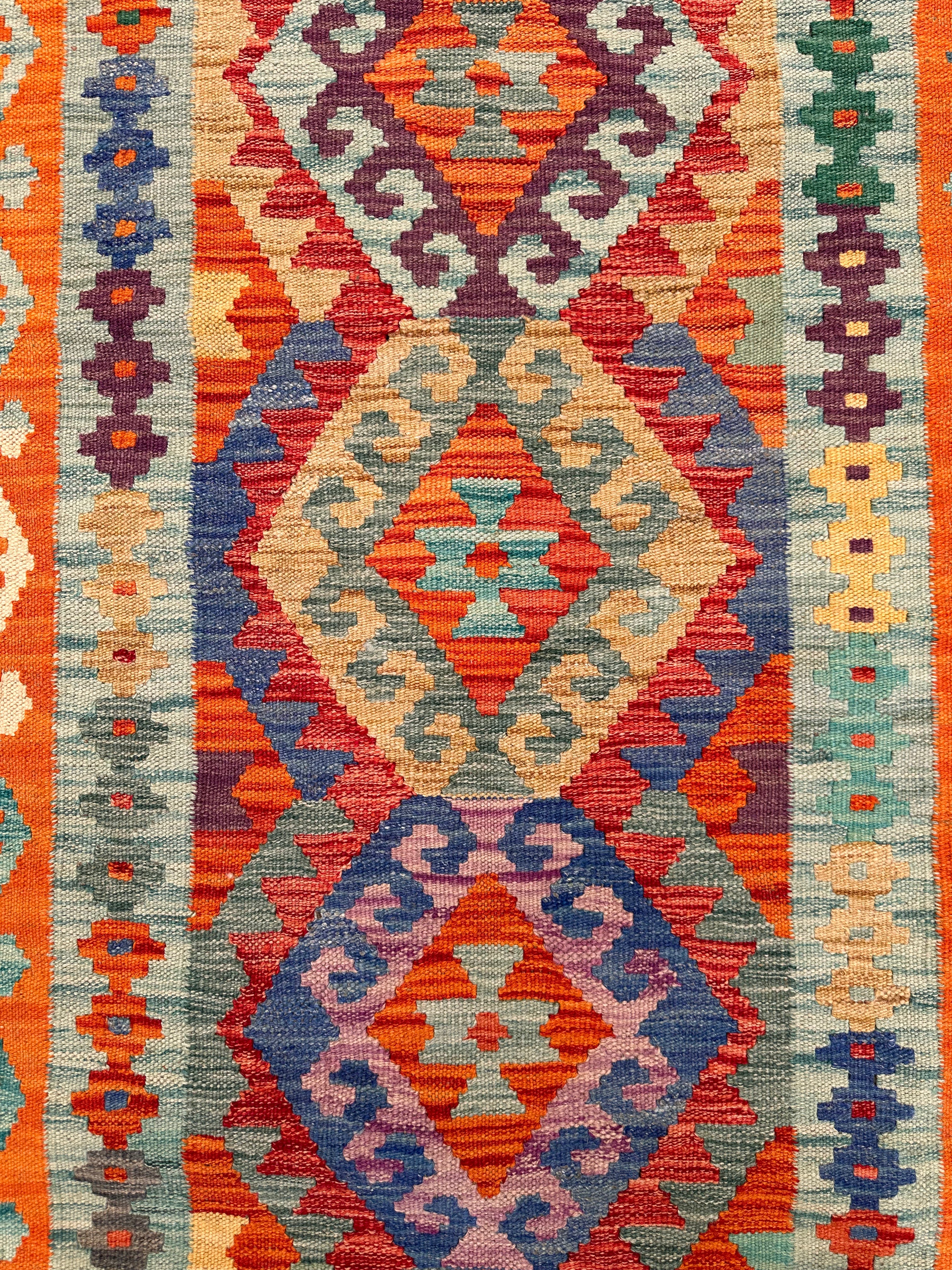 Chobi Afghan Handmade — 3.00 x 0.80