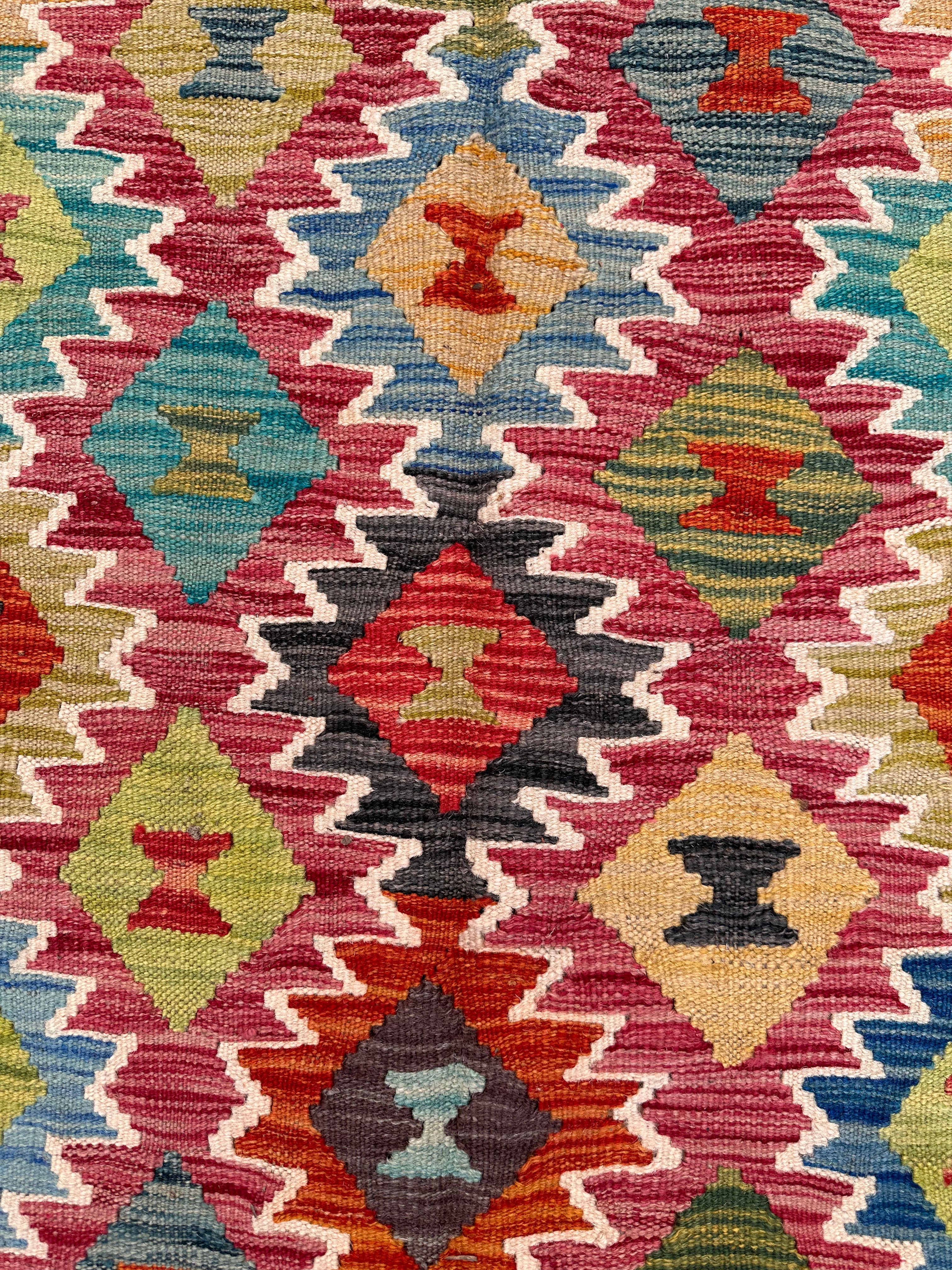 Chobi Afghan Handmade — 3.02 x 2.00