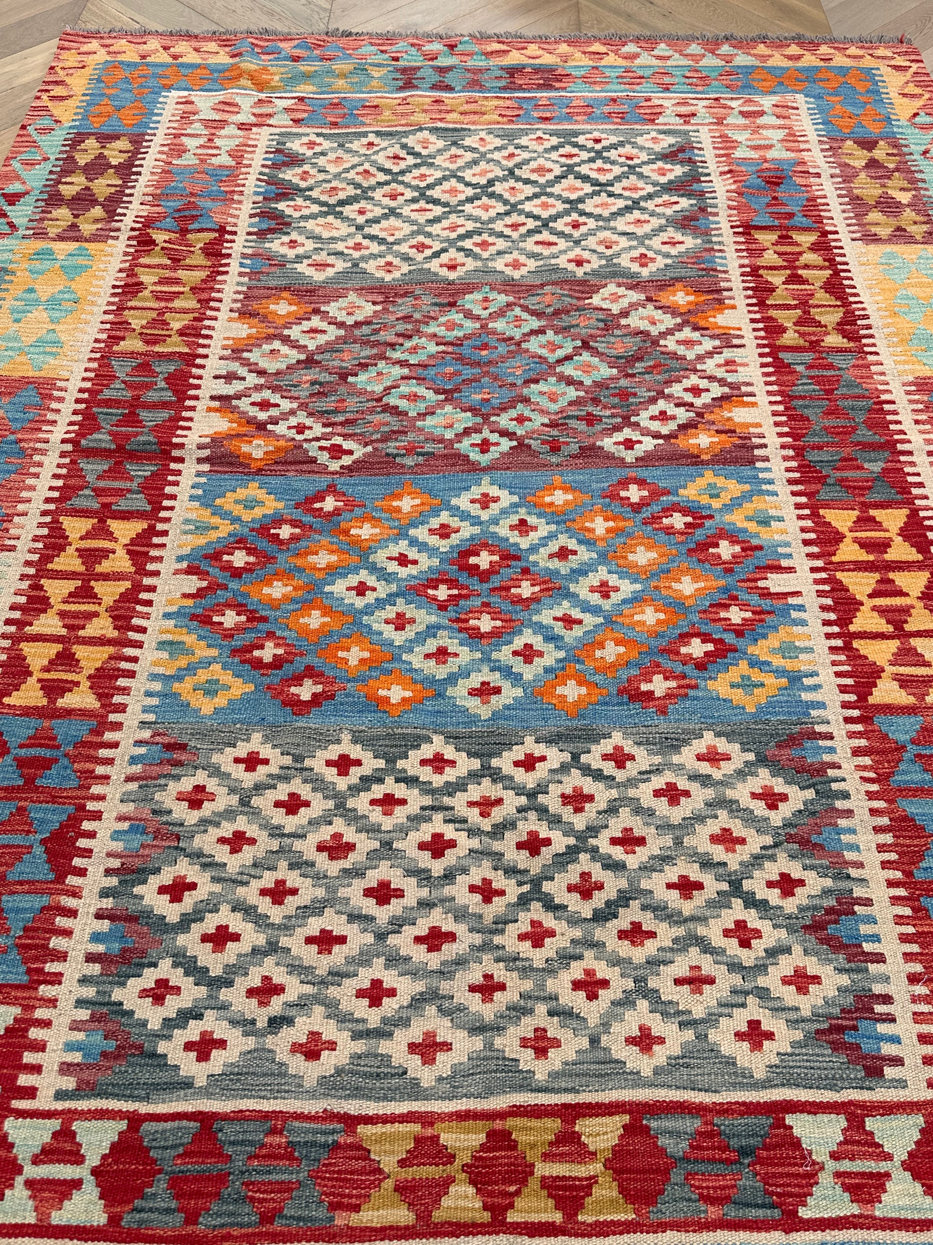 Chobi Afghan Handmade — 2.47 x 1.82