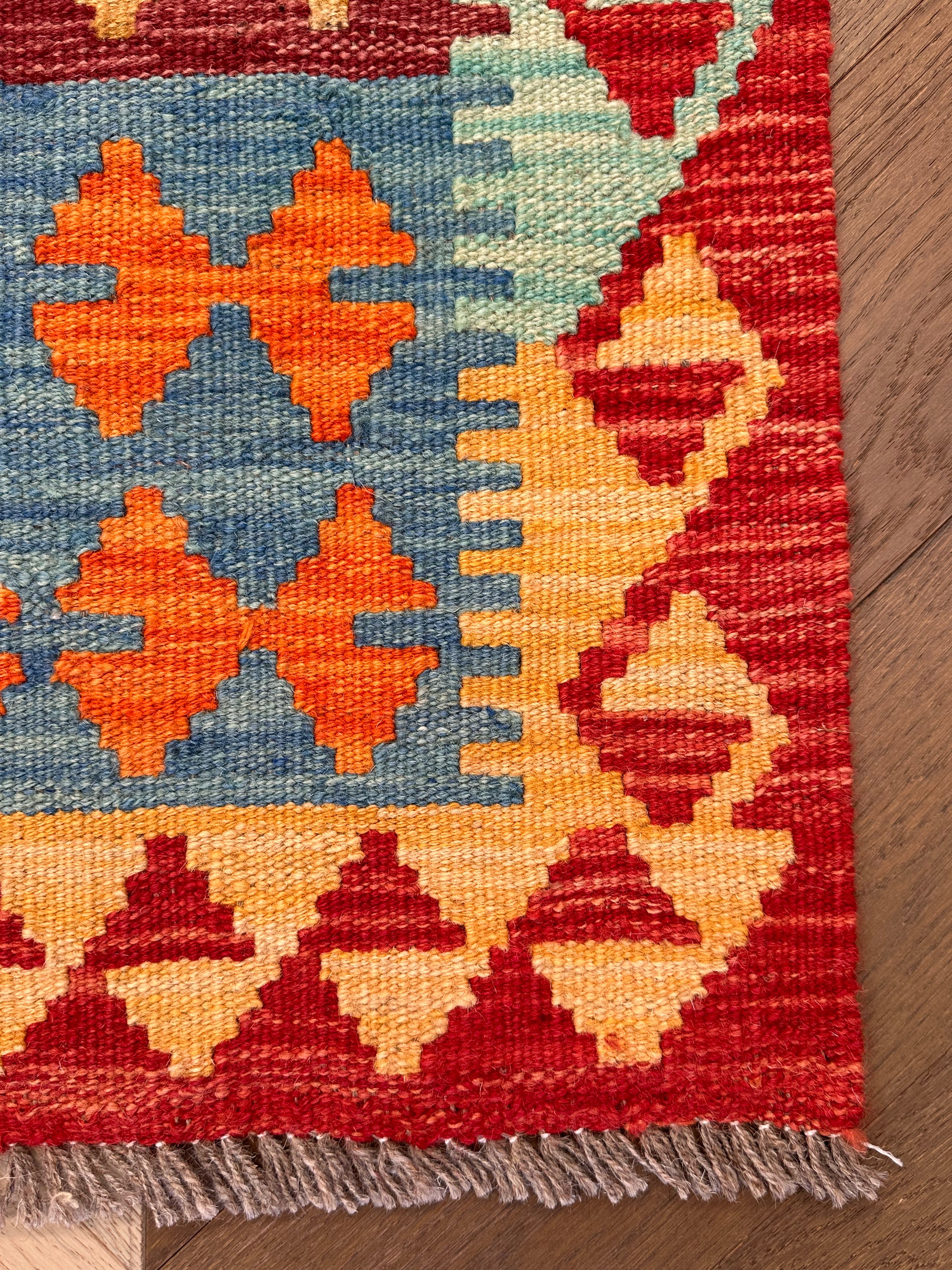Chobi Afghan Handmade — 2.47 x 1.82