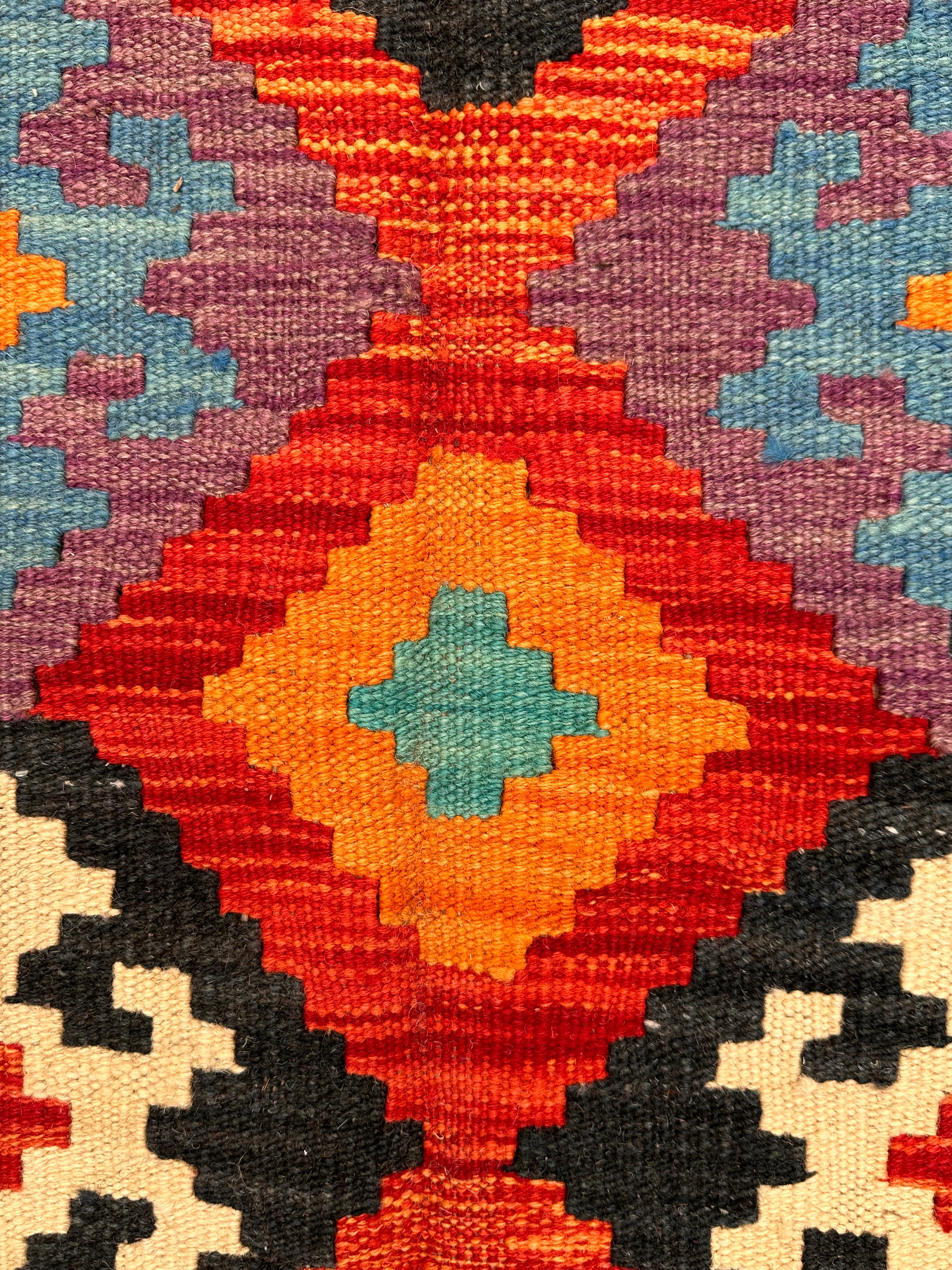Chobi Afghan Handmade — 3.00 x 1.97