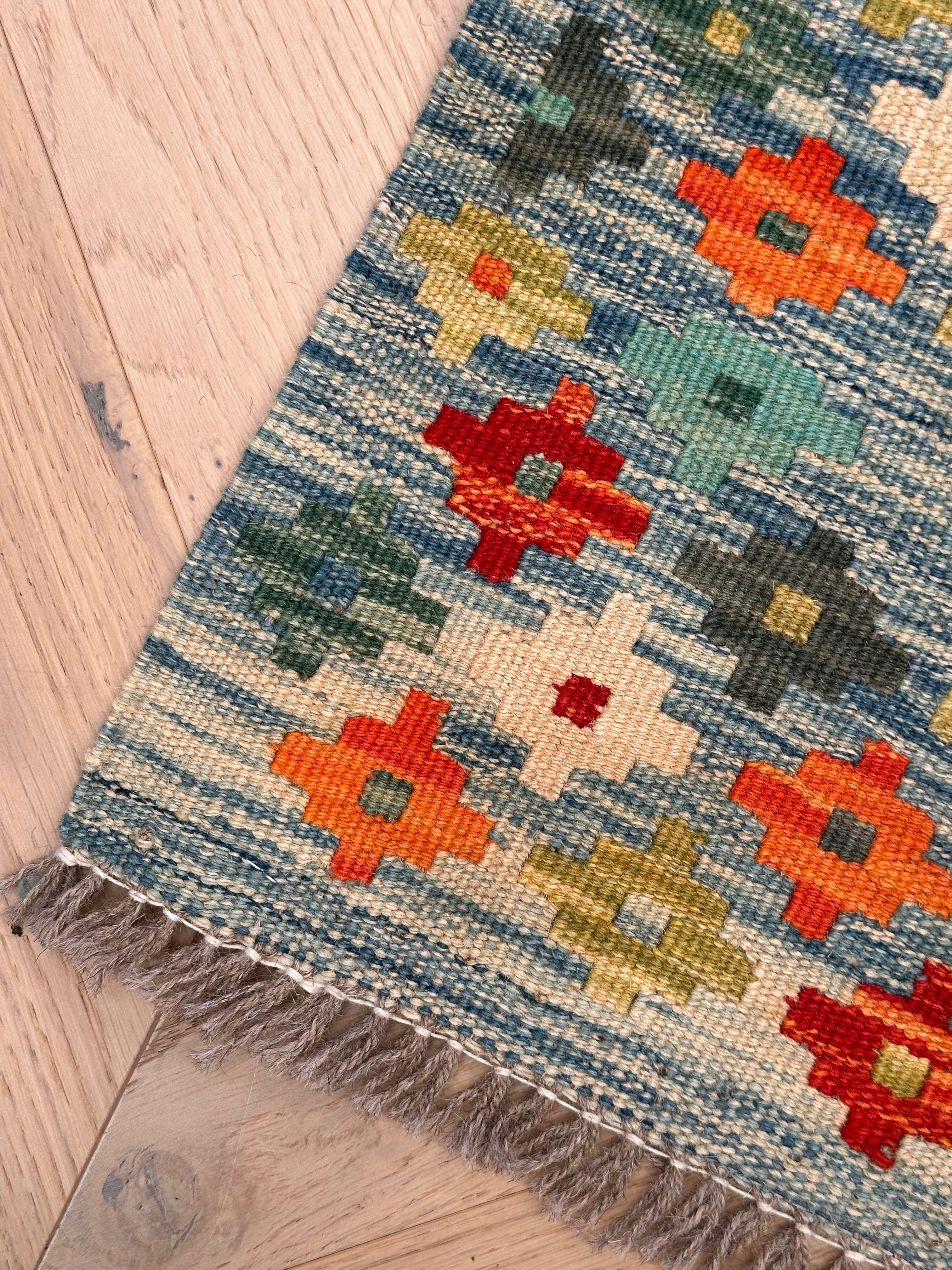 Chobi Afghan Handmade — 3.01 x 2.99