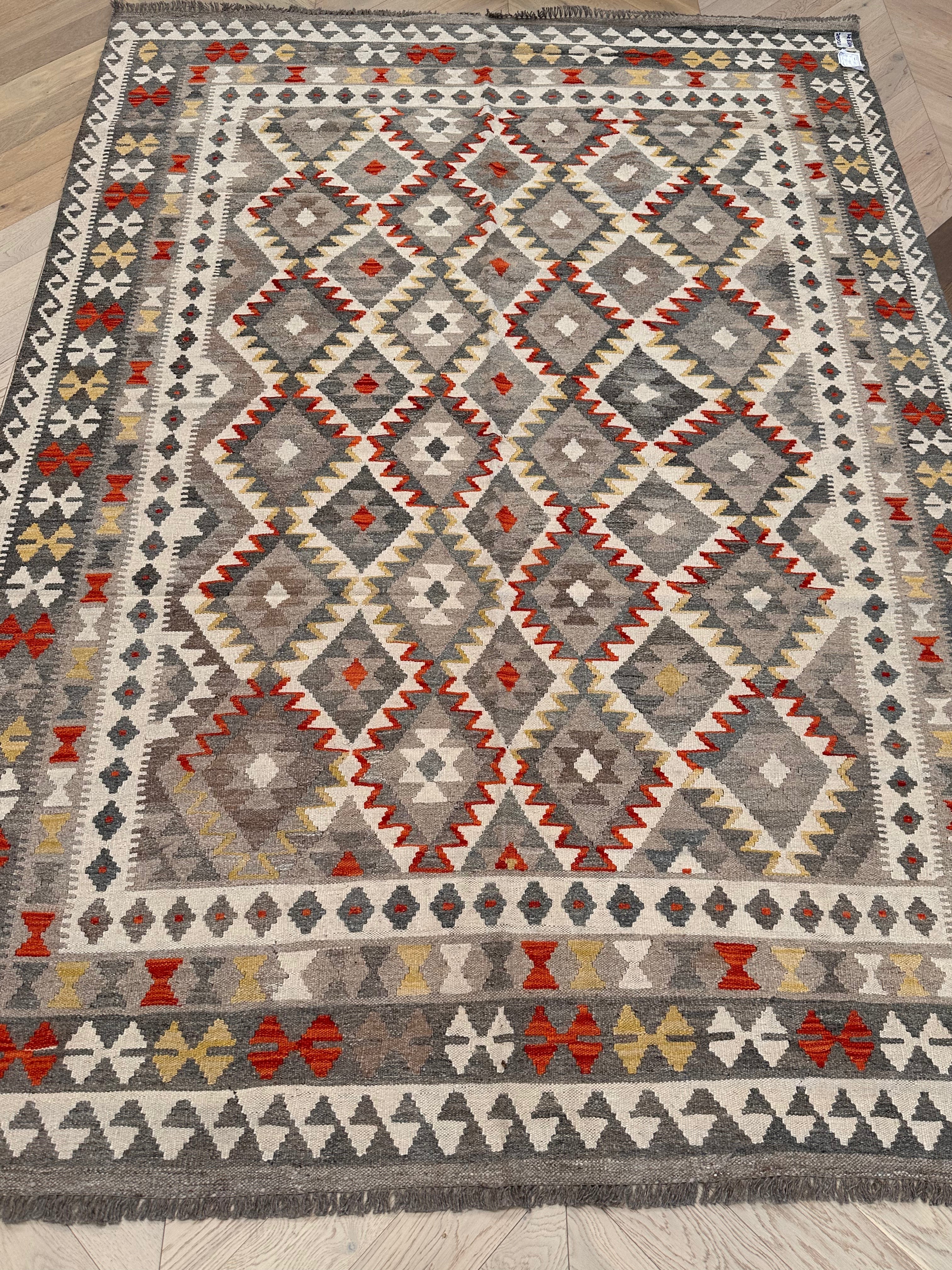Chobi Afghan Handmade — 2.95 x 2.11