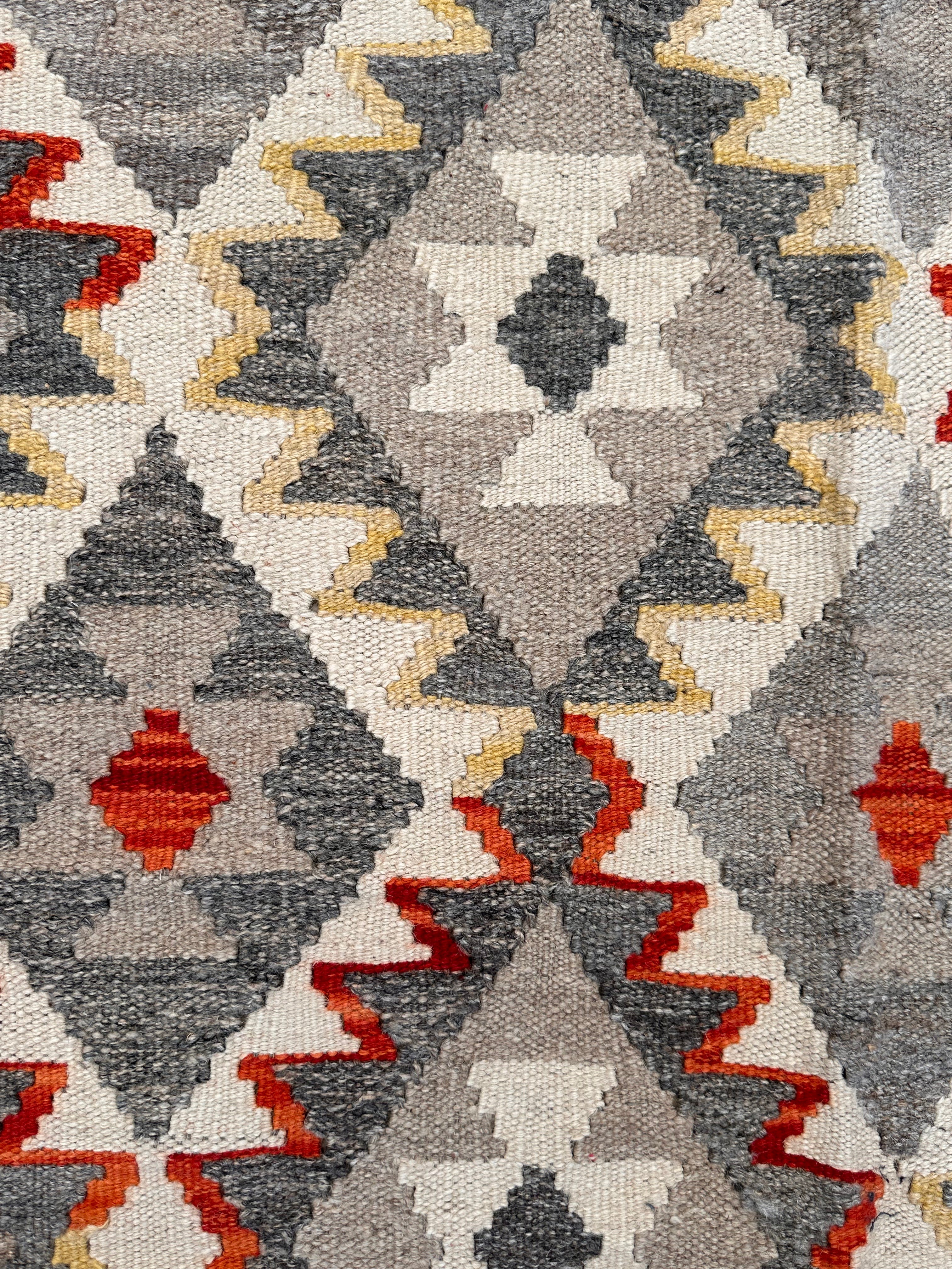 Chobi Afghan Handmade — 2.95 x 2.11