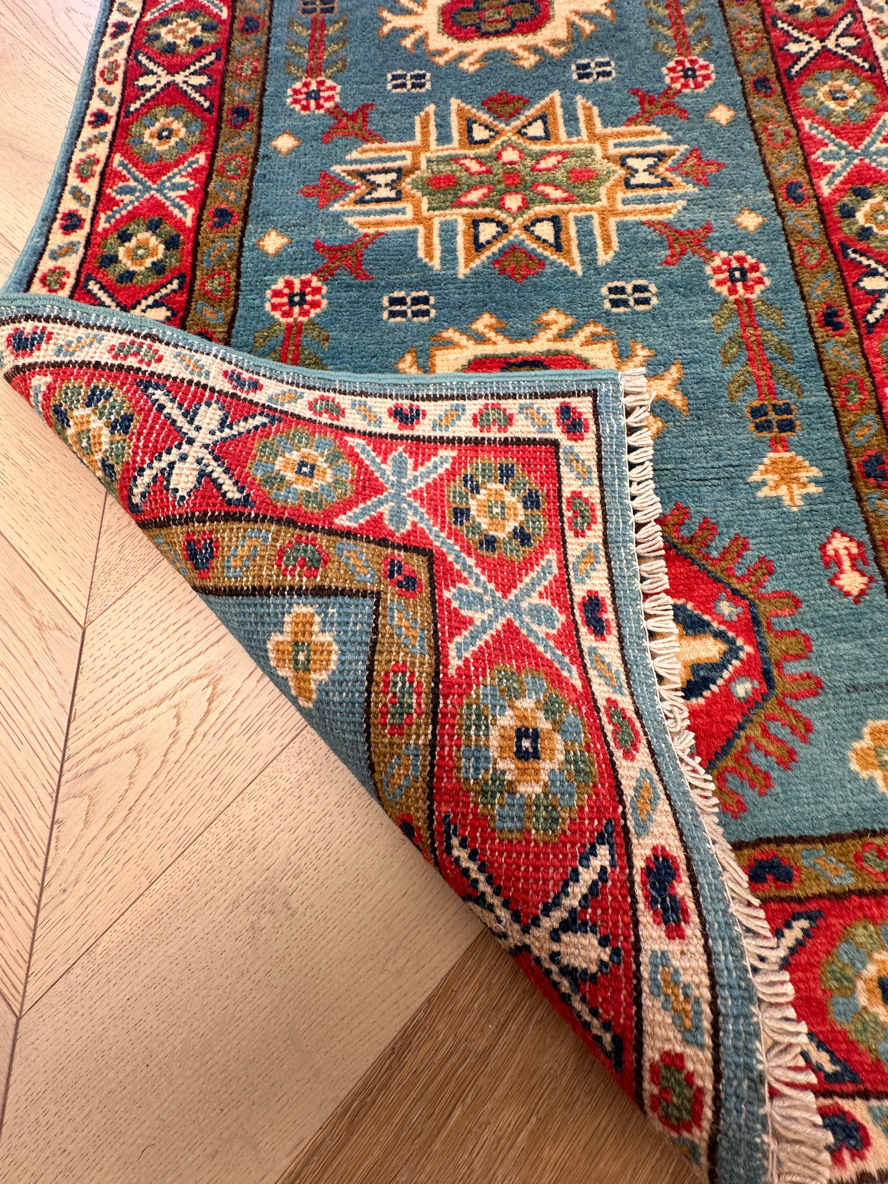 Kazak handmade runner 174x 61cm