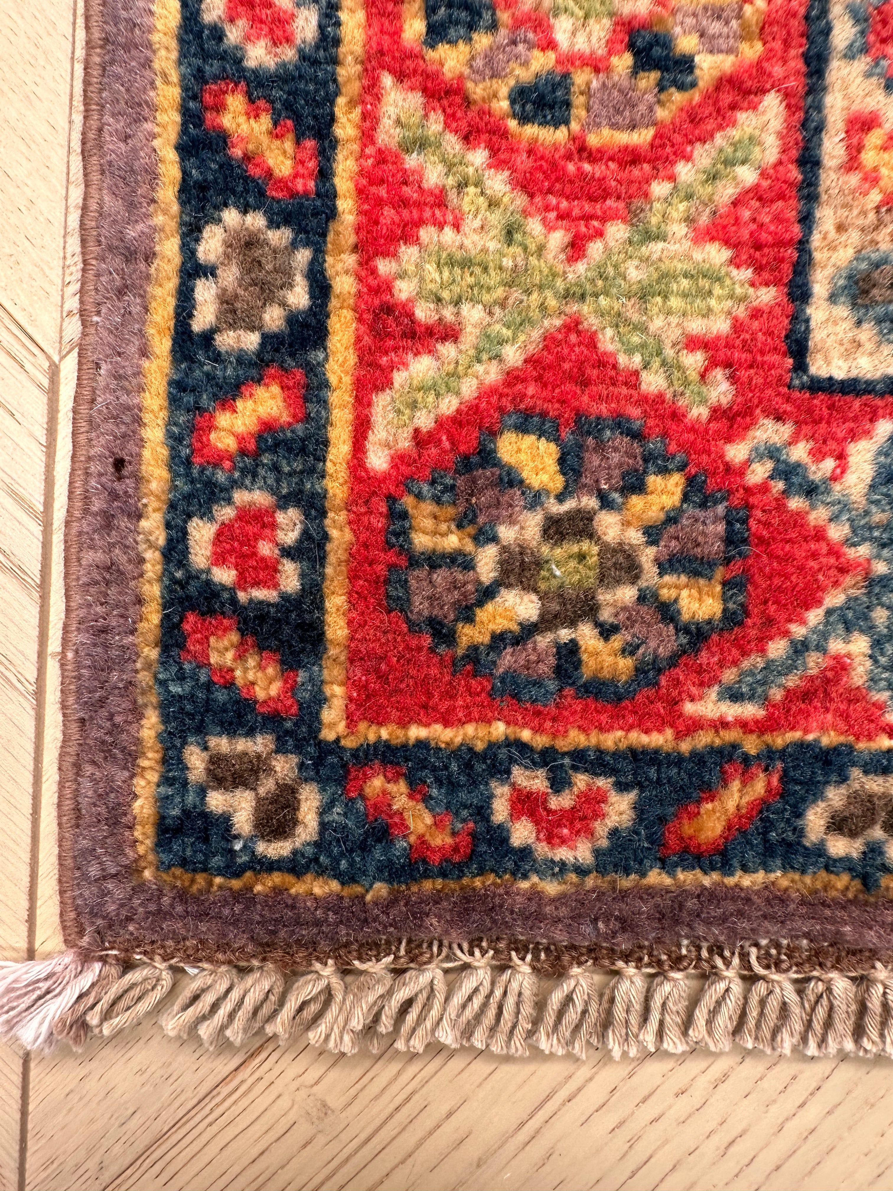 Kazak handmade runner 178x 63 cm