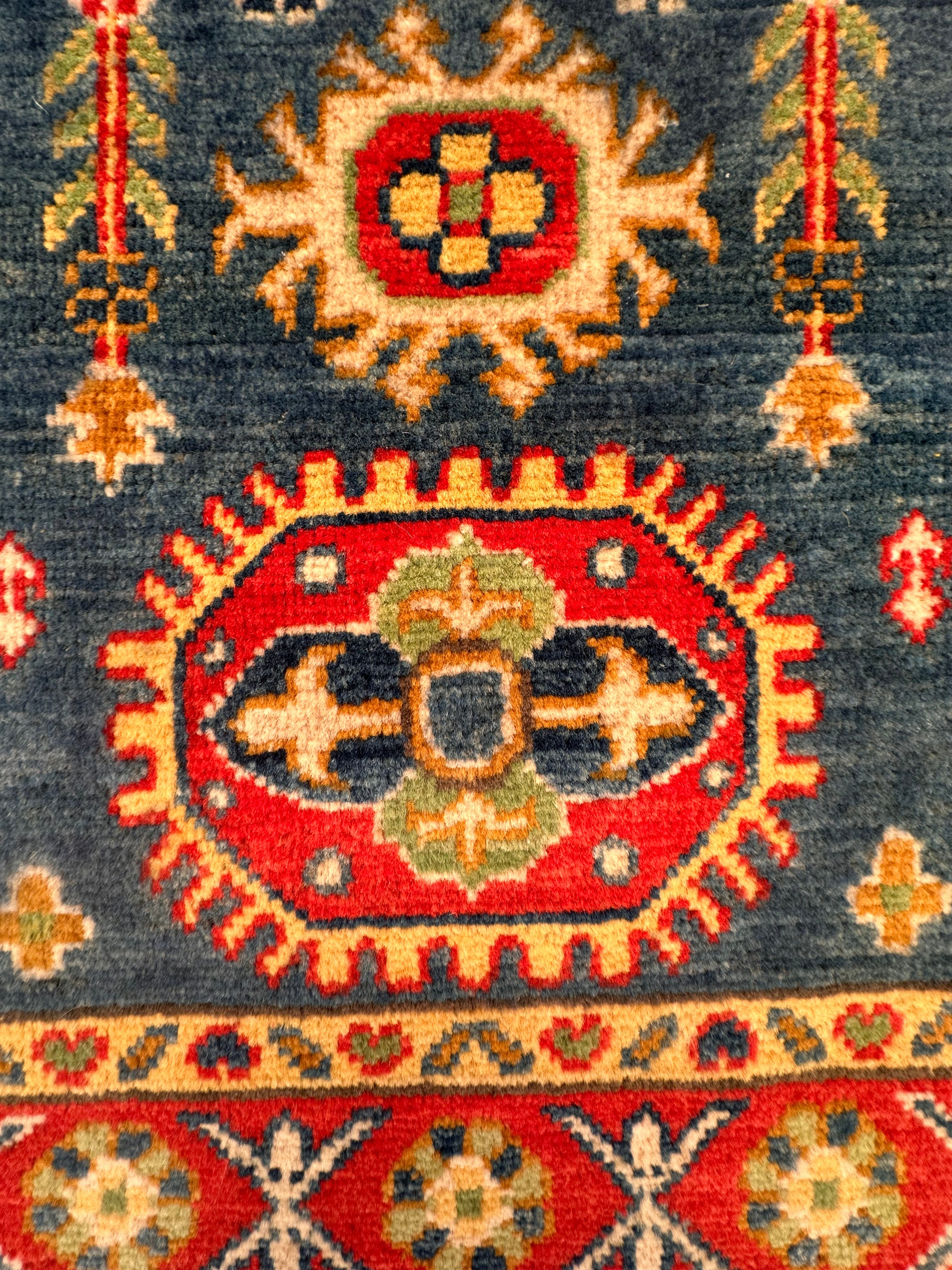 Kazak handmade runner 176x 61 cm