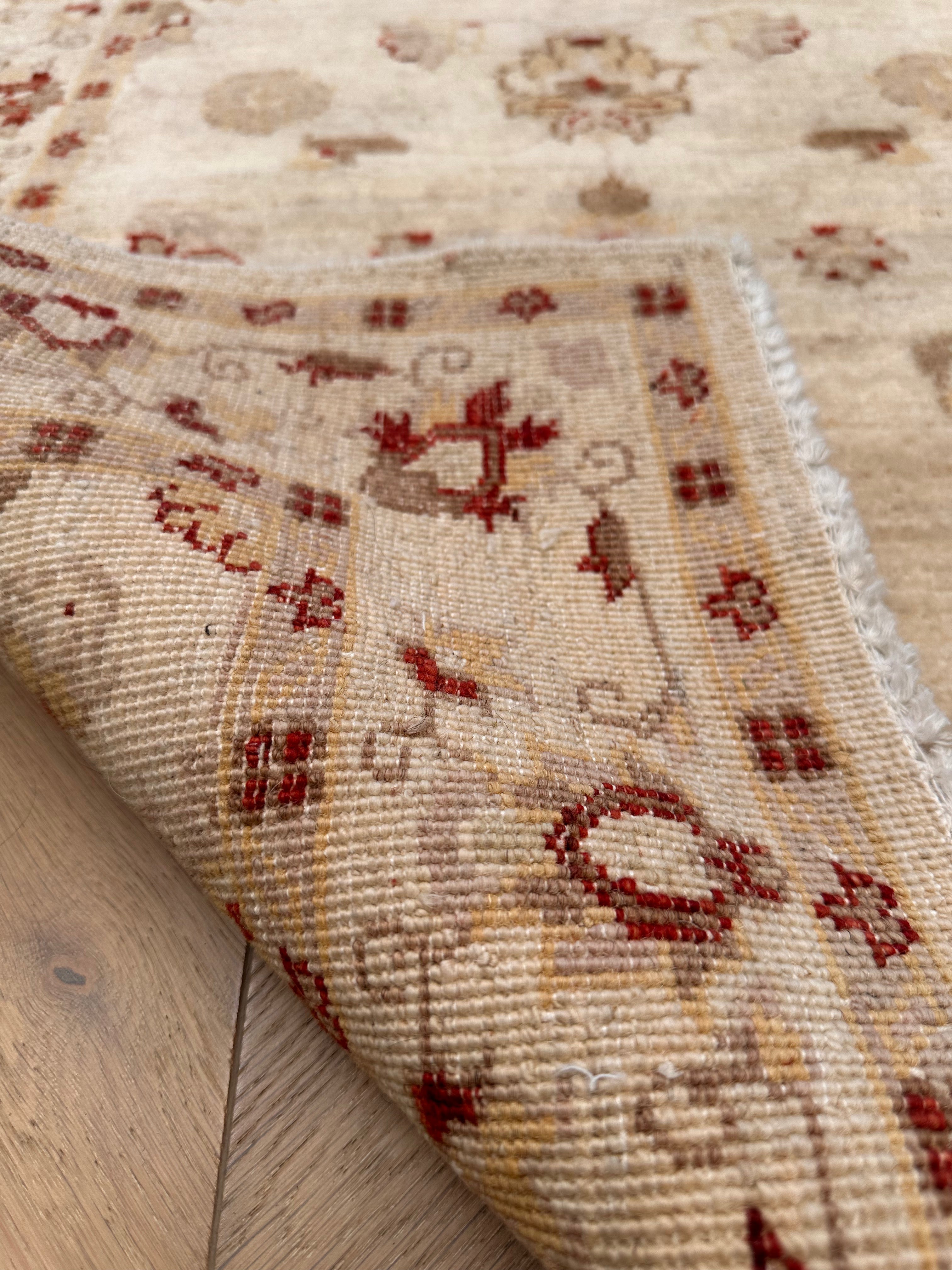 Chobi Afghan Handmade — 2.95 x 0.85