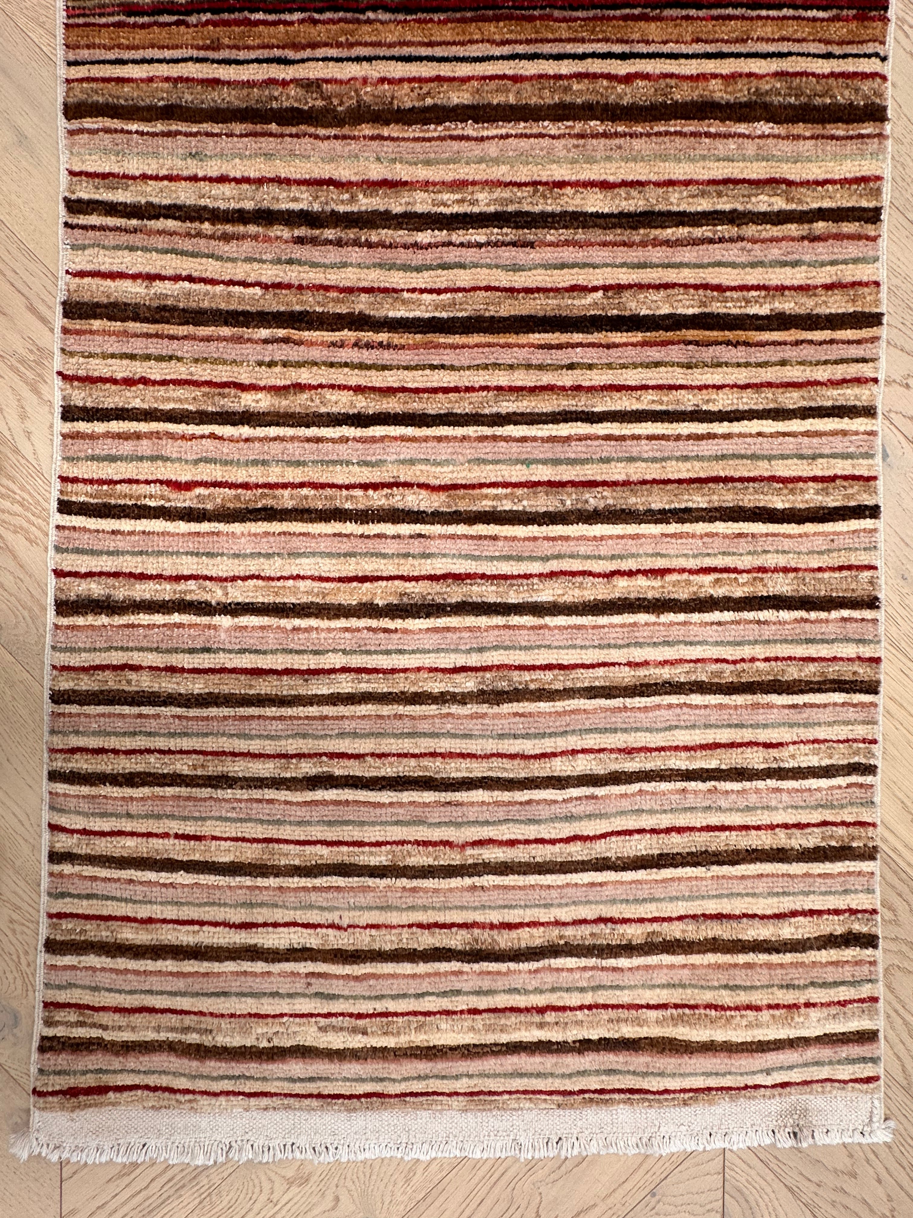 Handmade Gaba rug-runner — 1.95 x 0.68