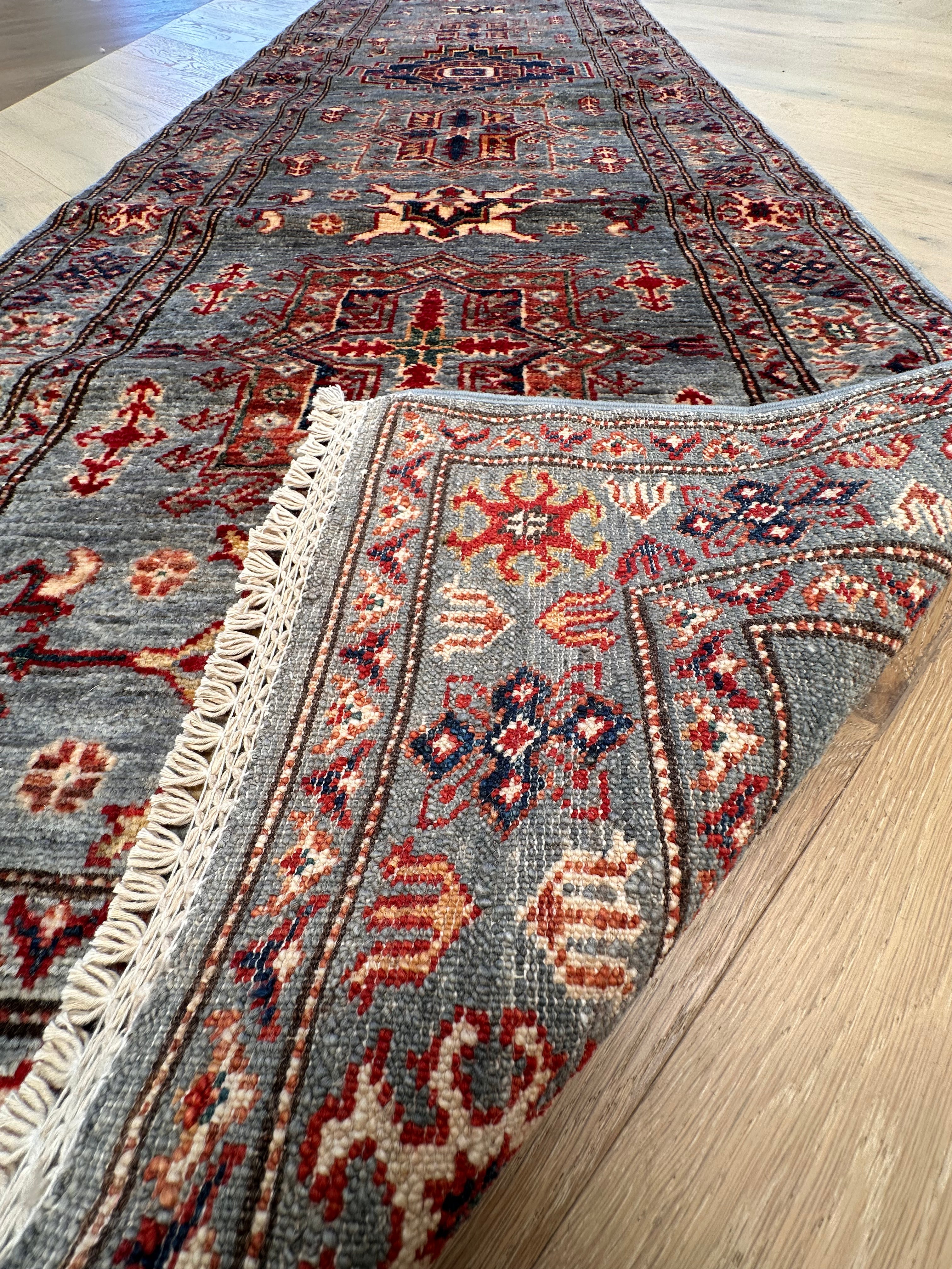 Chobi Afghan Handmade — 2.75 x 0.79
