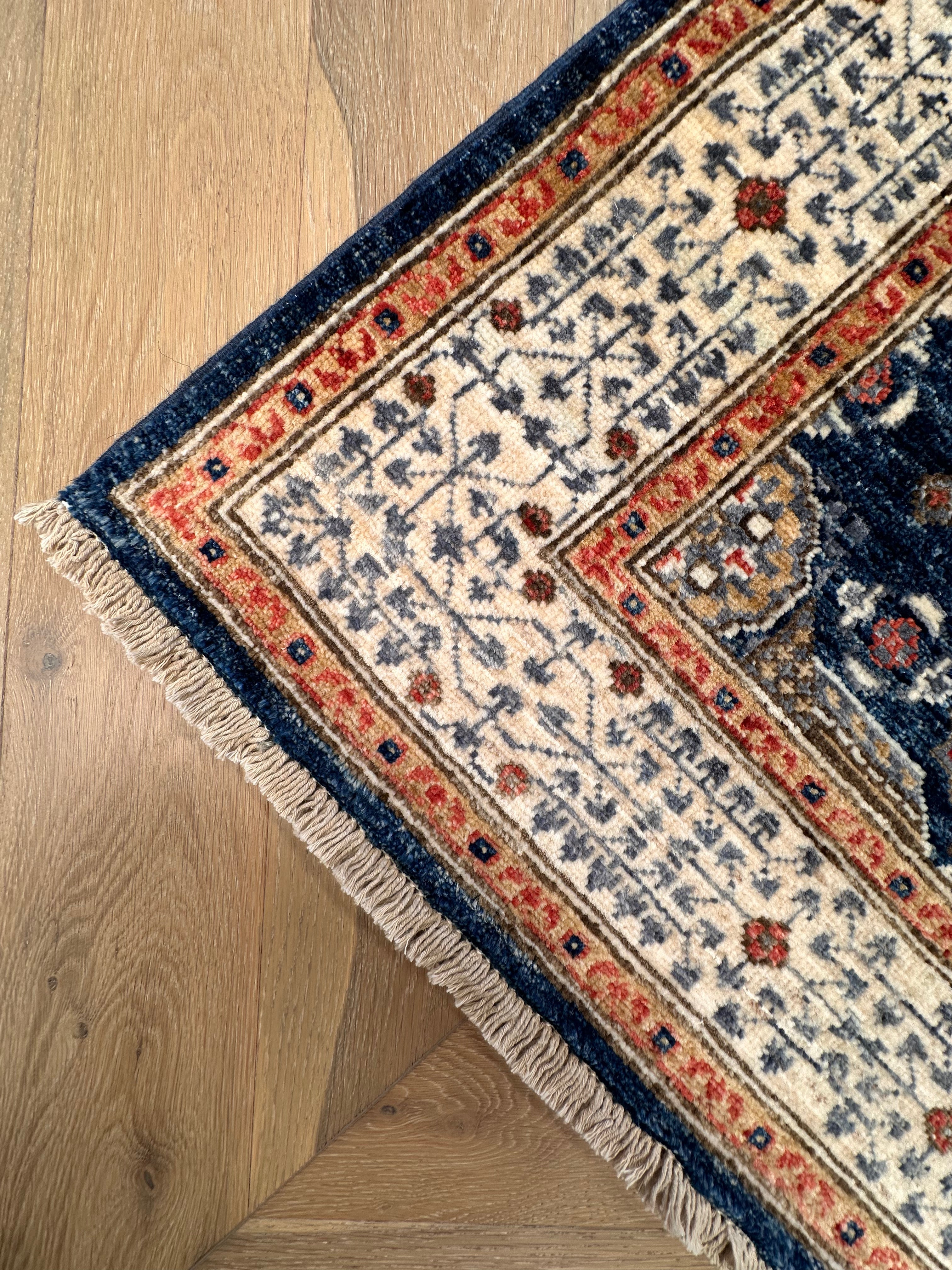 Chobi Afghan Handmade — 3.00 x 0.87