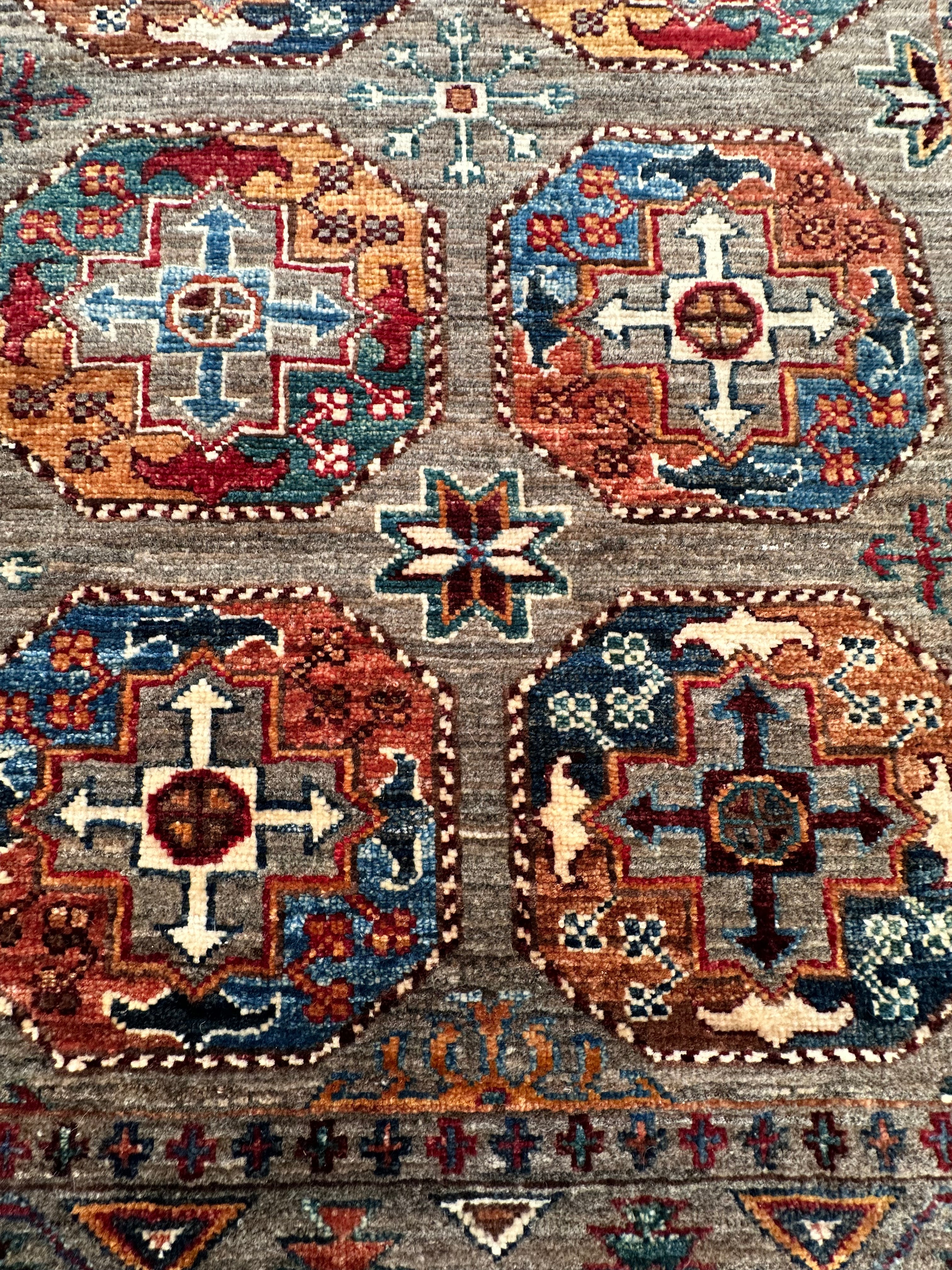 Chobi Afghan Handmade — 3.00 x 0.85