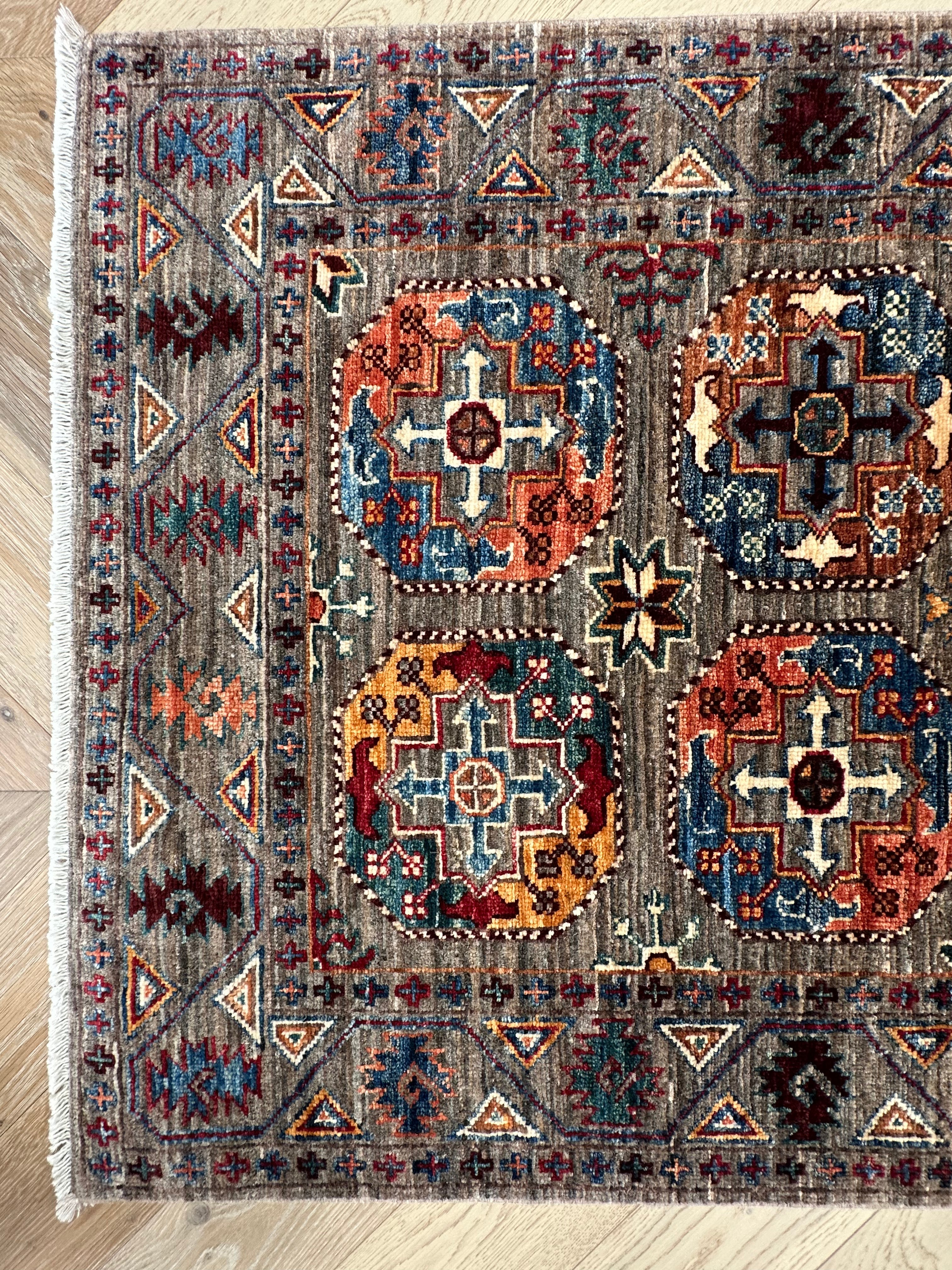 Chobi Afghan Handmade — 3.00 x 0.85