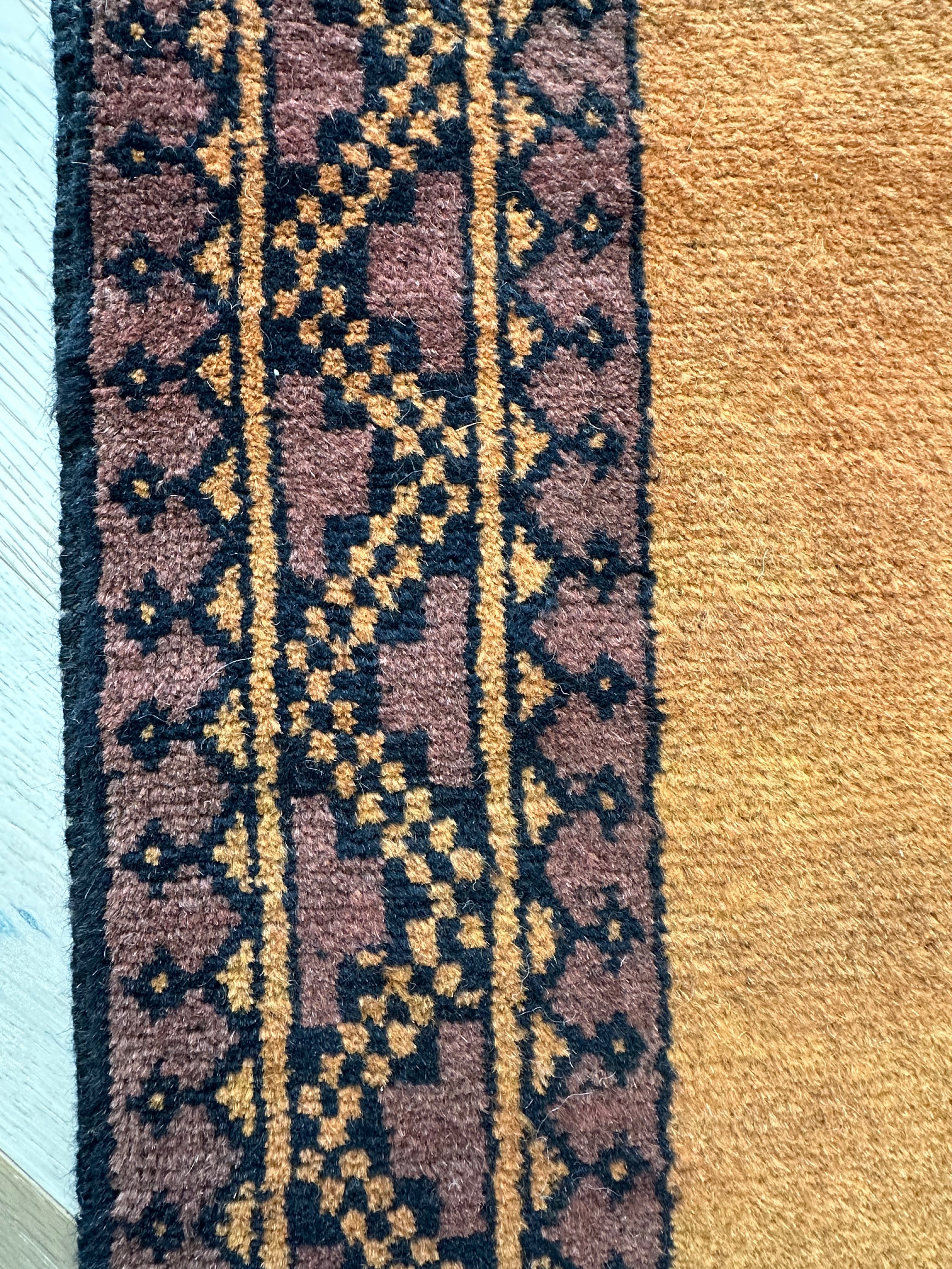 Handmade Gaba rug-runner — 2.89 x 0.79