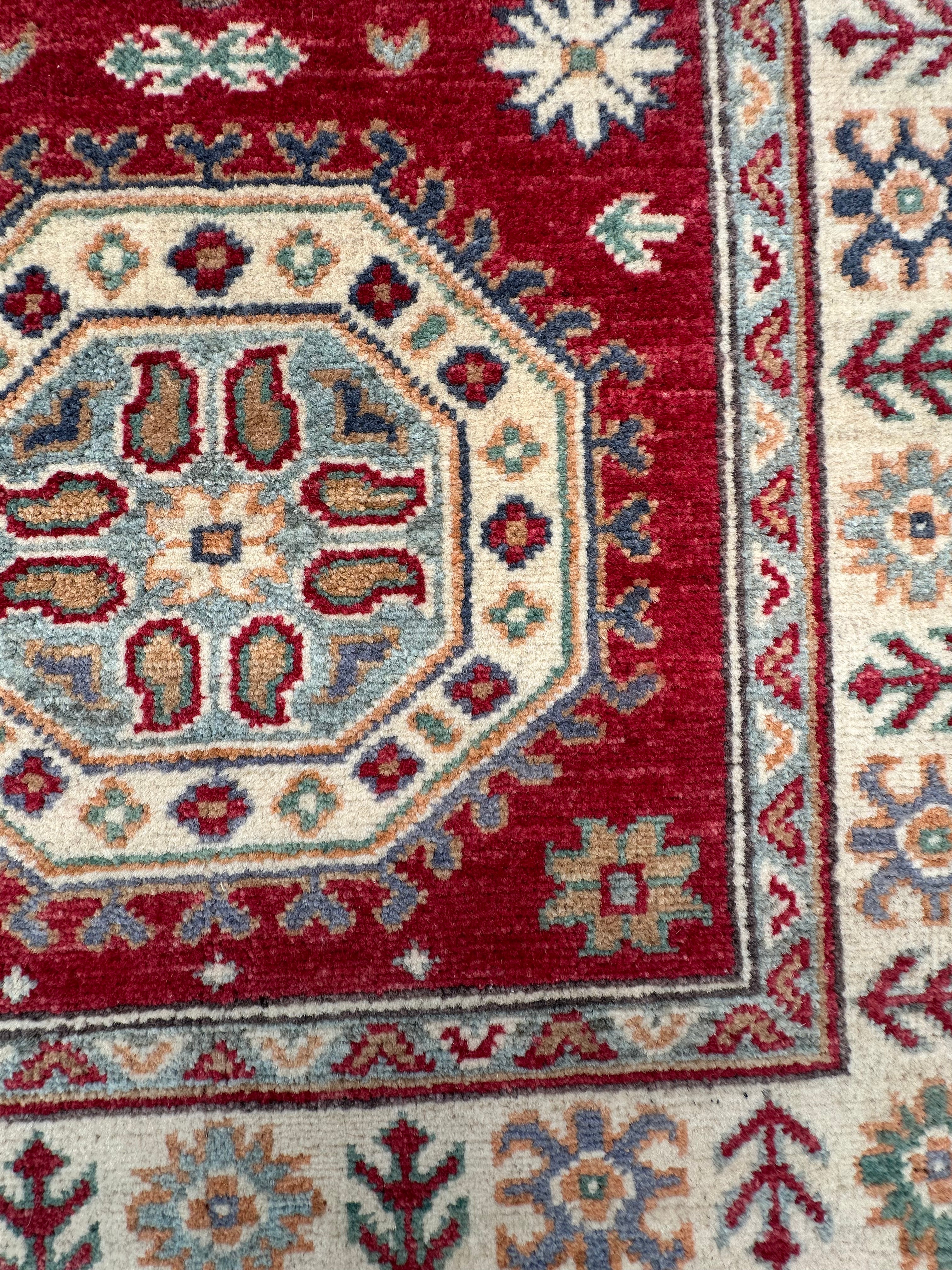 Kazak handmade runner 293x 82 cm