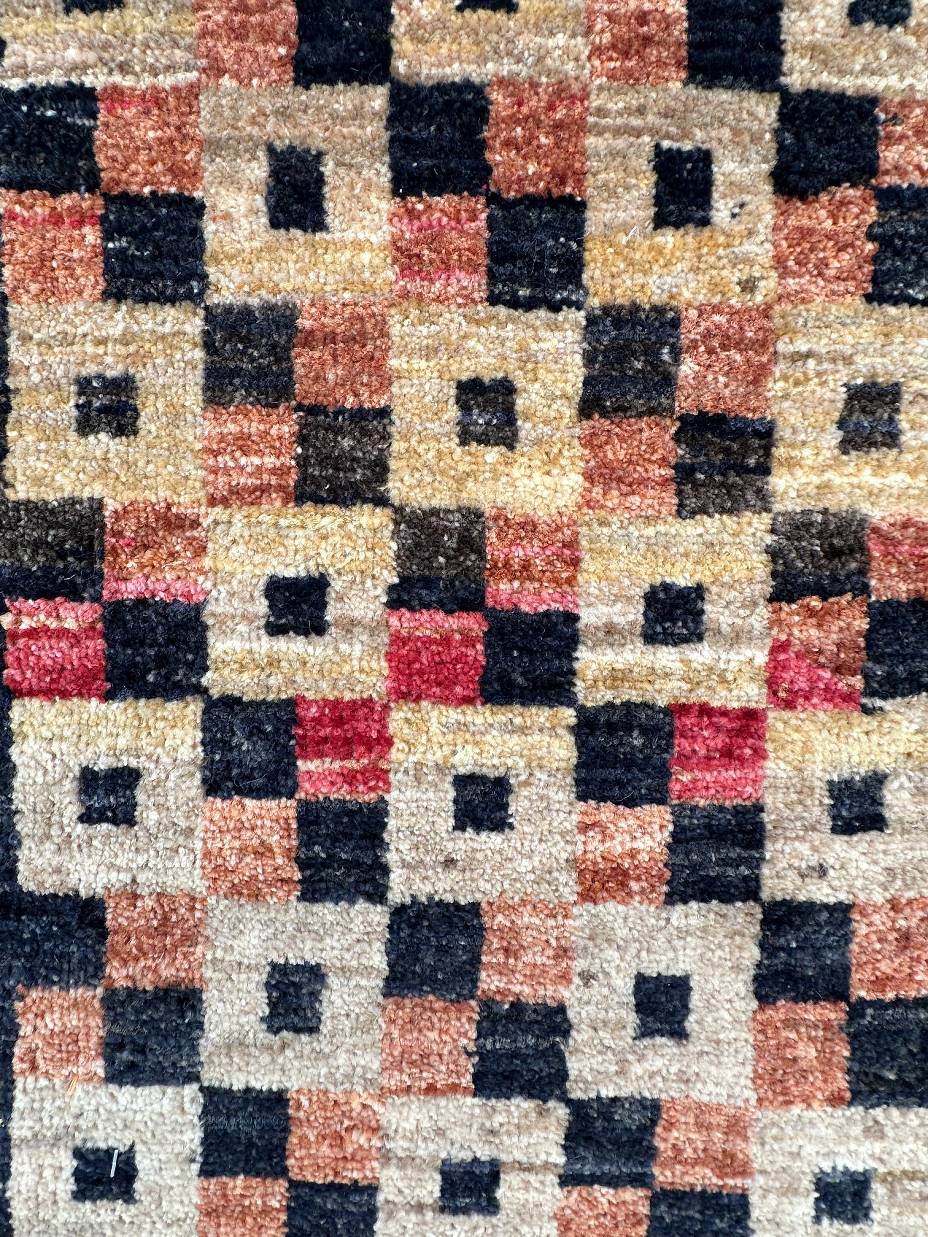 Handmade Gaba rug-runner — 2.92 x 0.82