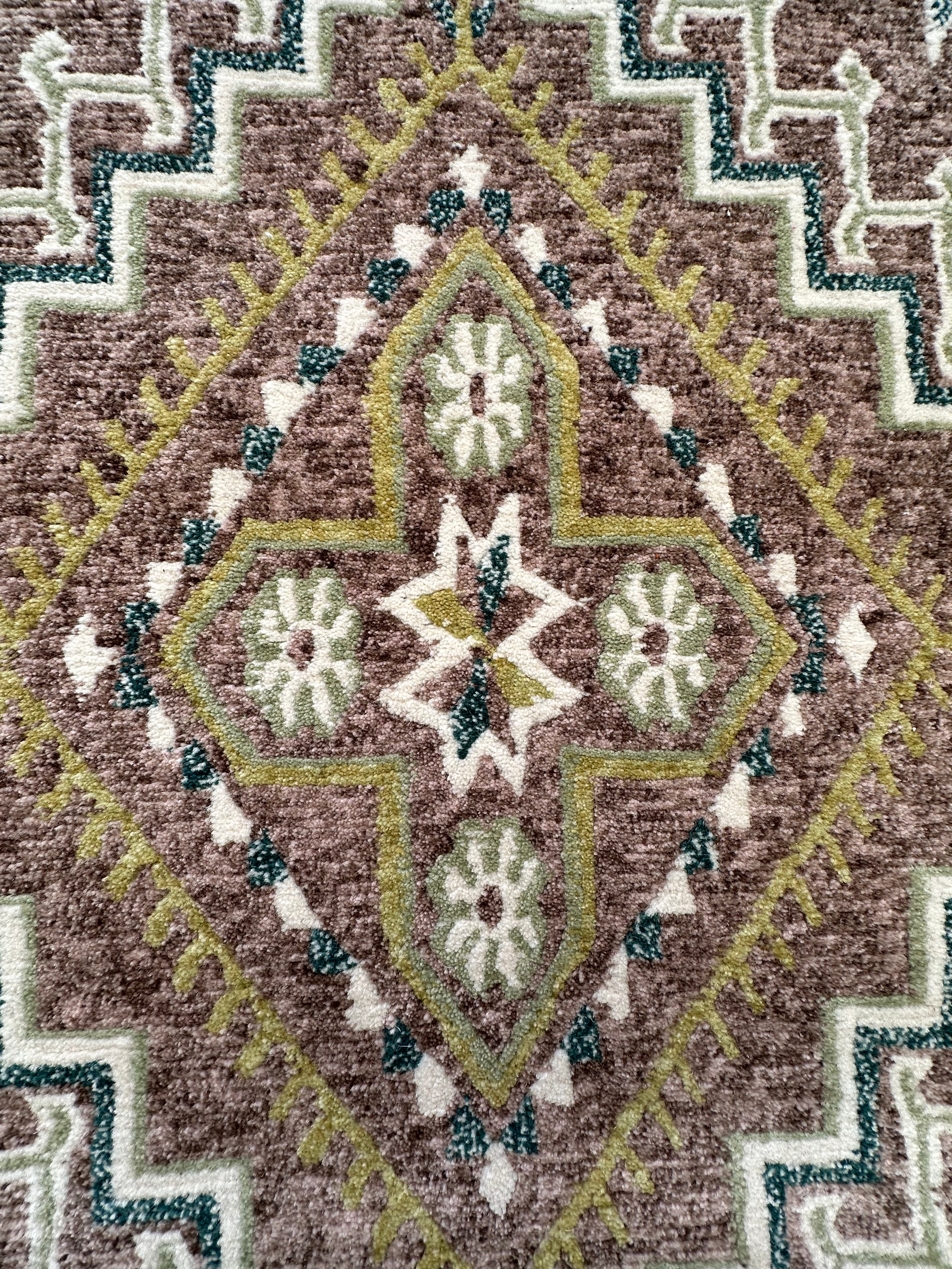 Handmade Nepali rug runner size — 3.00 x 0.80
