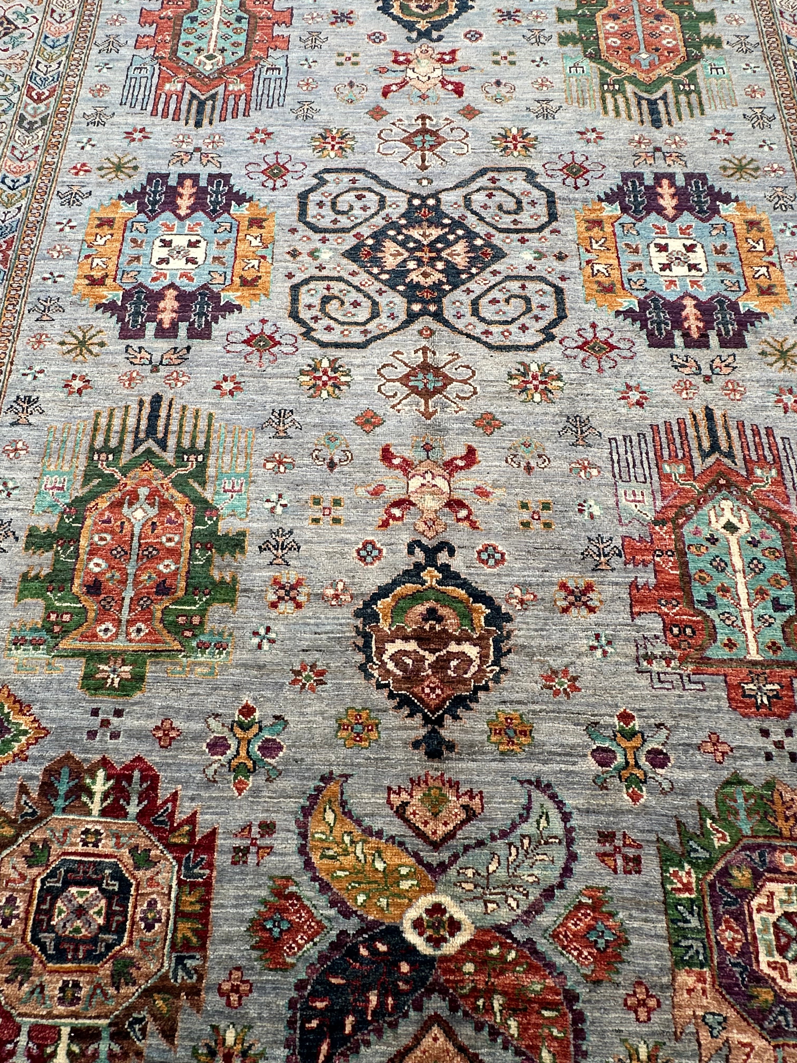 Chobi Afghan Handmade — 2.96 x 2.00