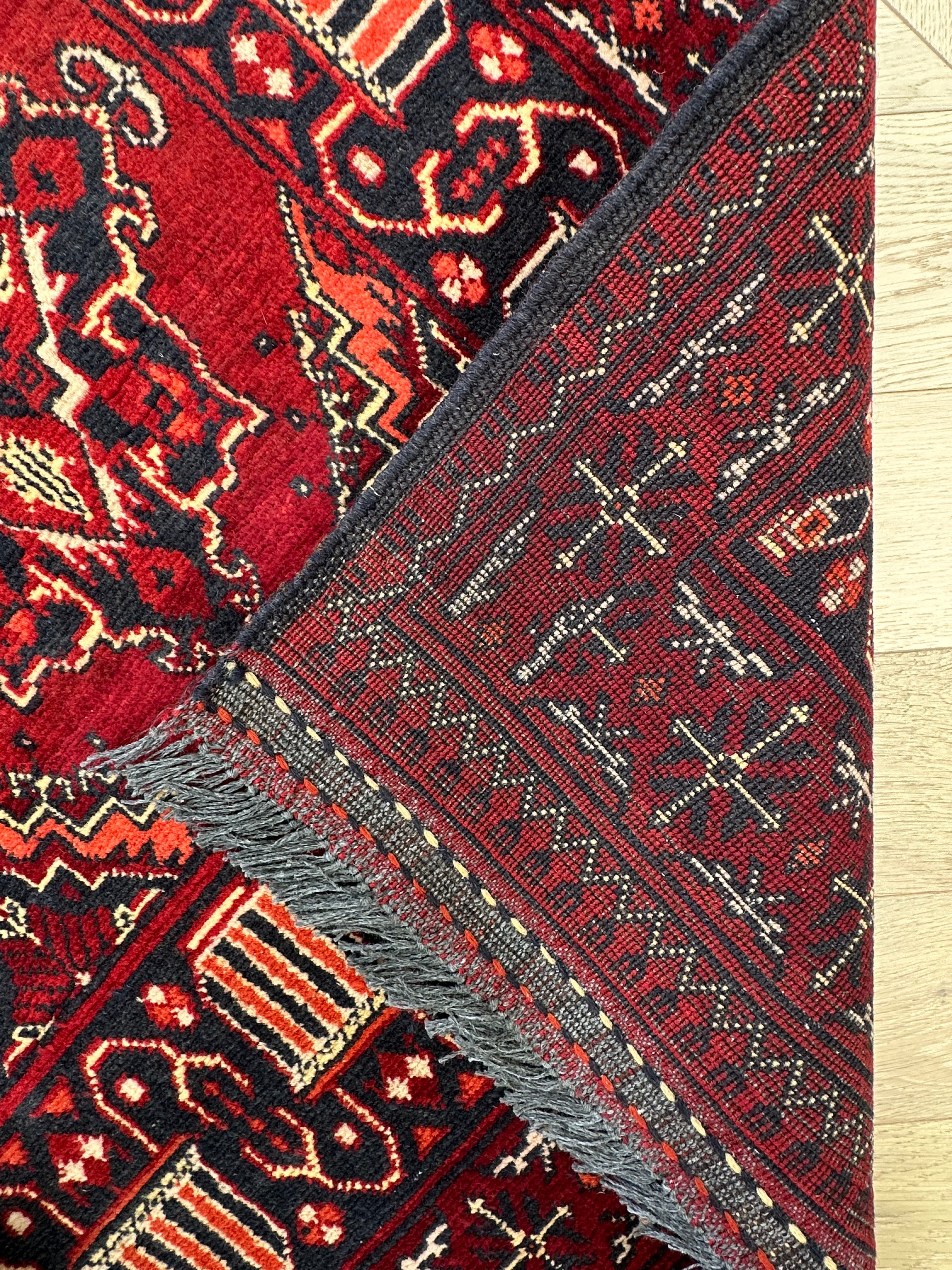 Red Afghan Kilim — 2.80 x 2.00