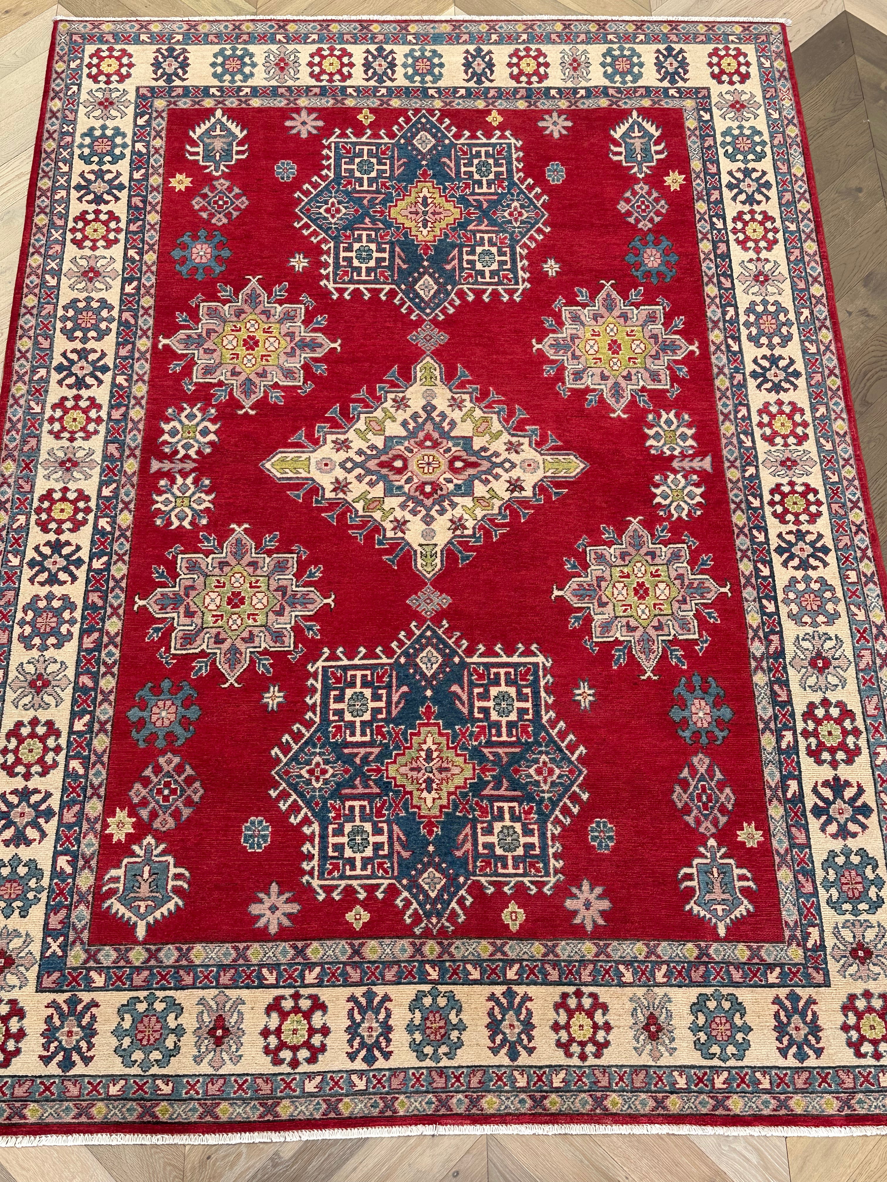 Afghan handmade rug,Chobi. Size:293x203cm