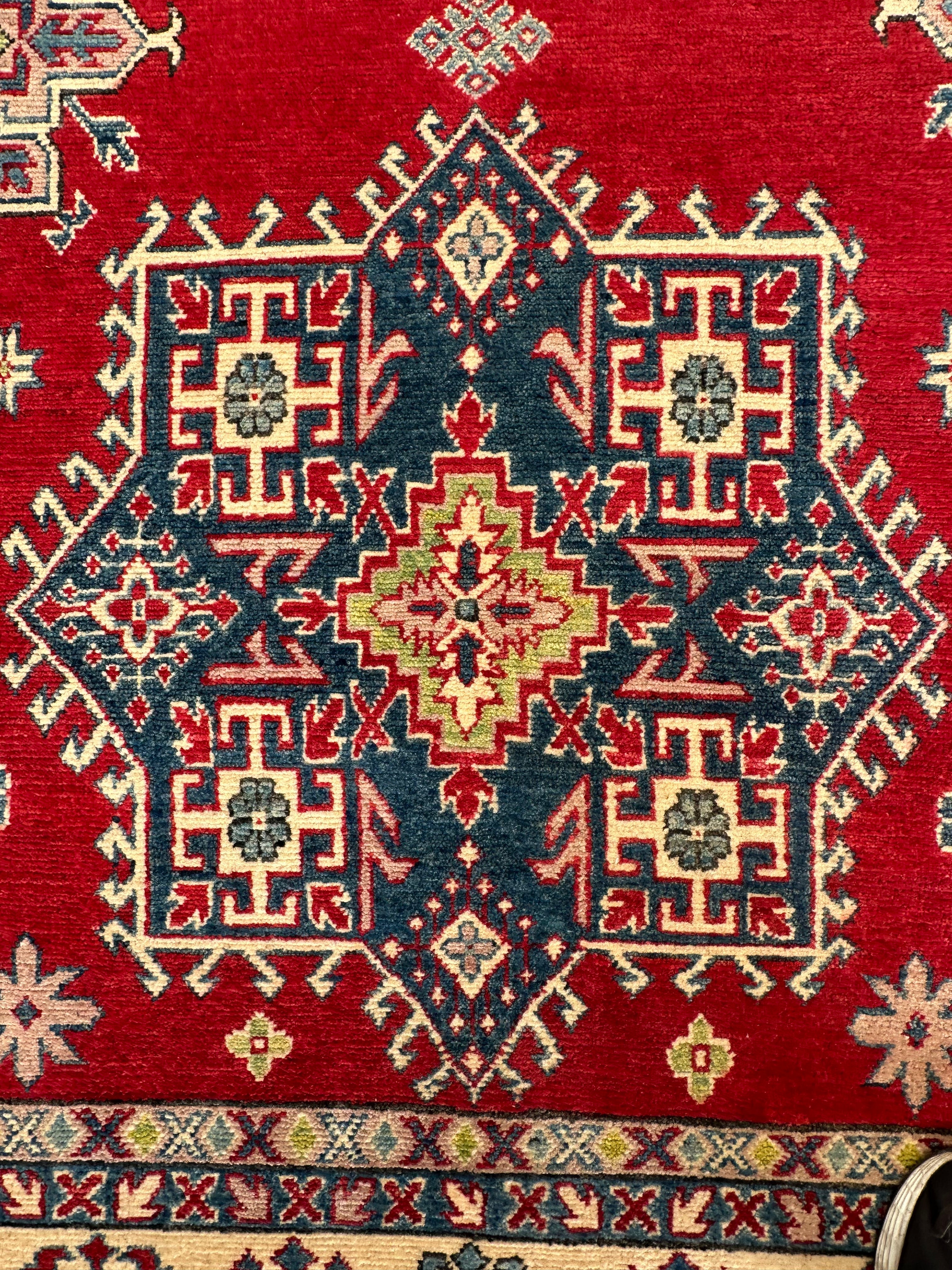 Afghan handmade rug,Chobi. Size:293x203cm