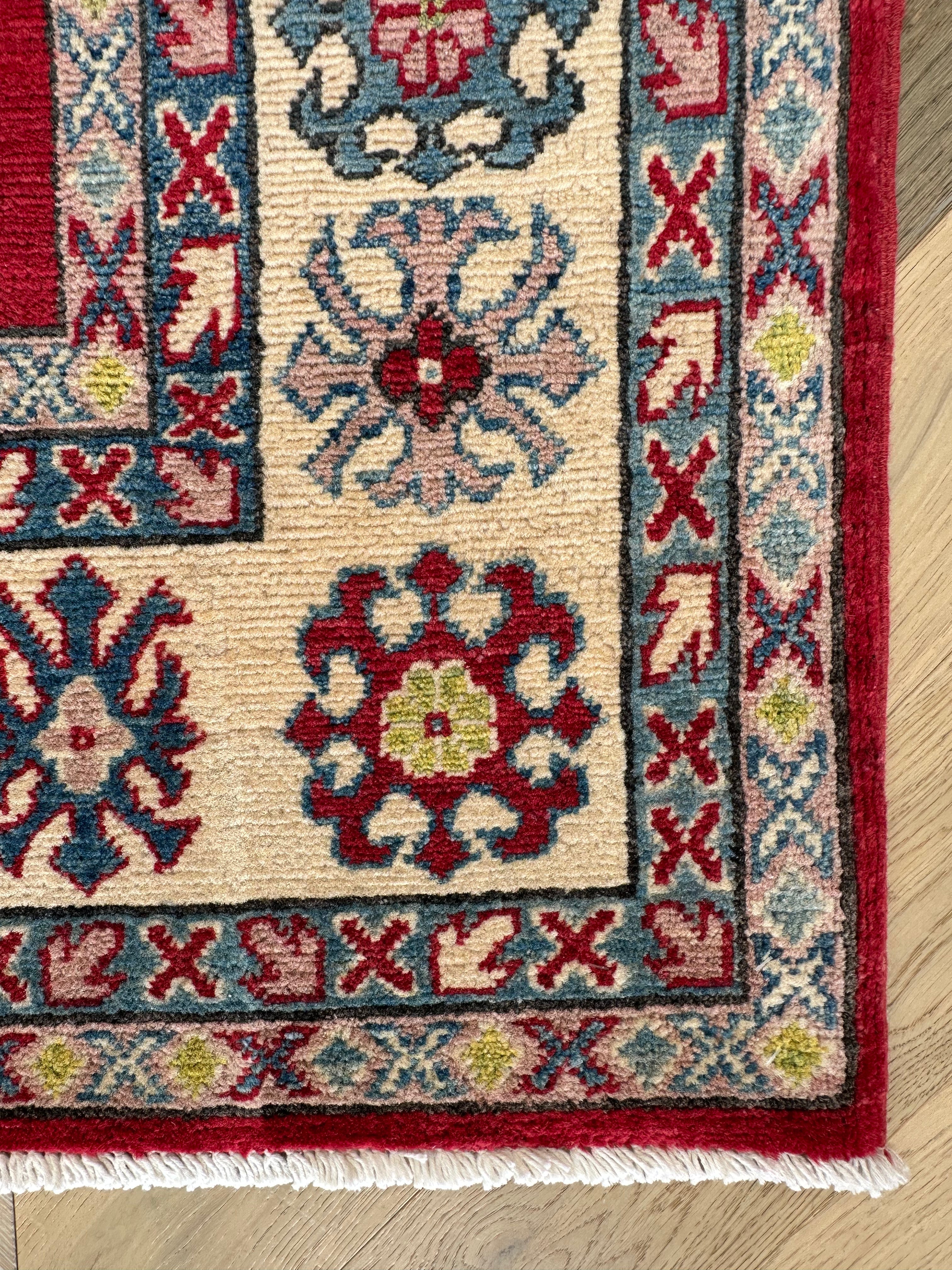 Afghan handmade rug,Chobi. Size:293x203cm