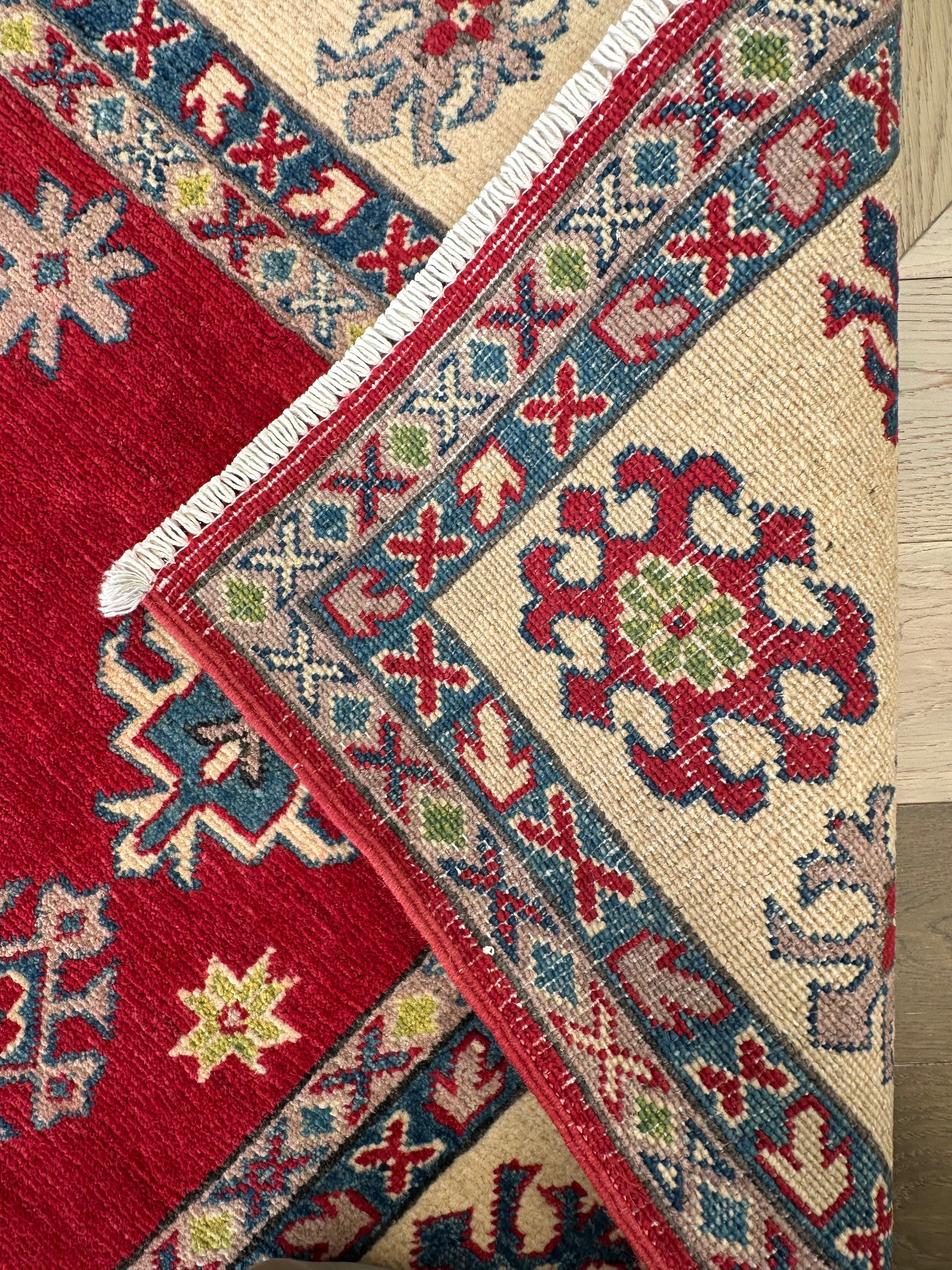 Afghan handmade rug,Chobi. Size:293x203cm