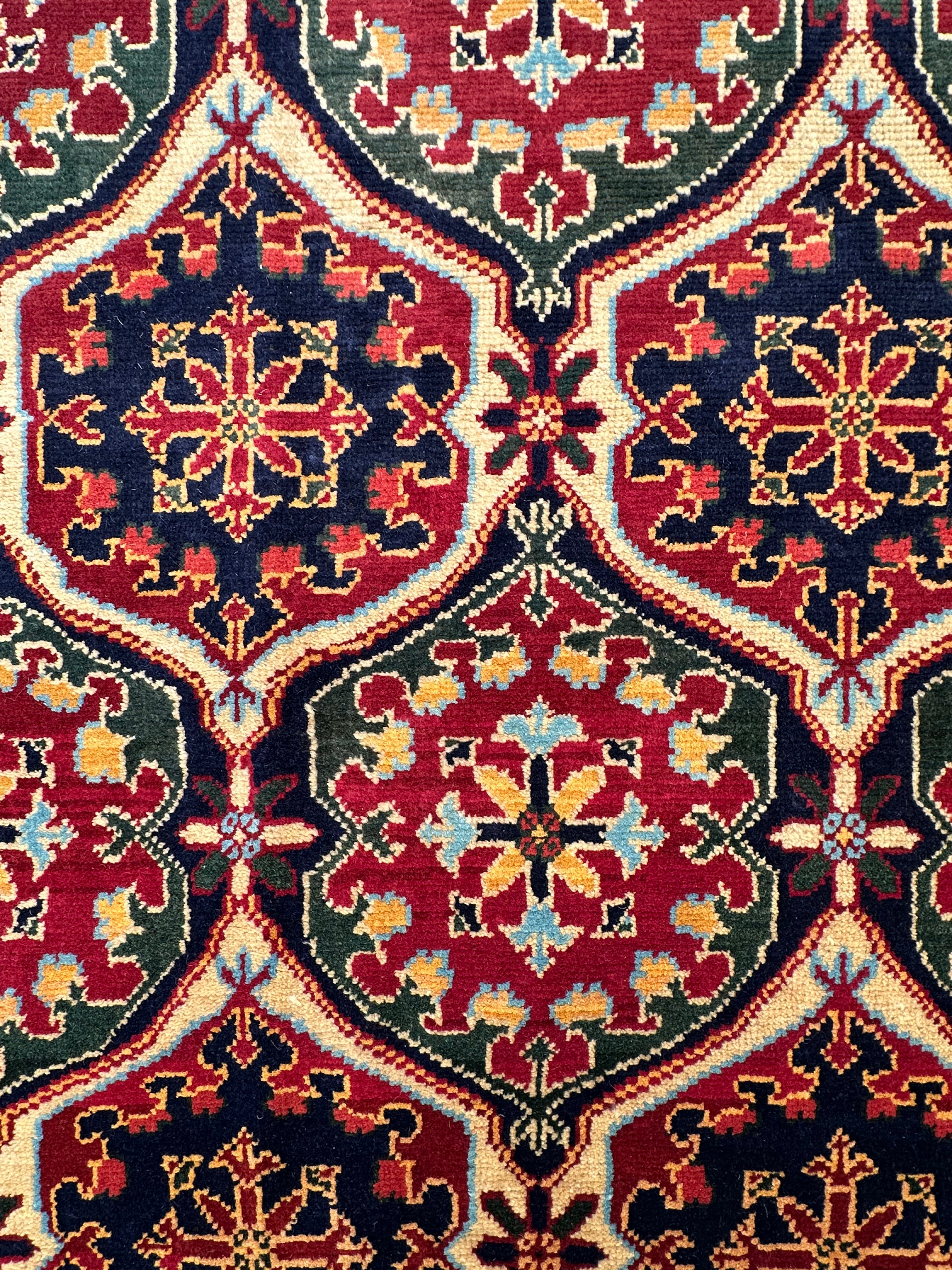 Afghan handmade rug,Chobi. Size:316x205 cm