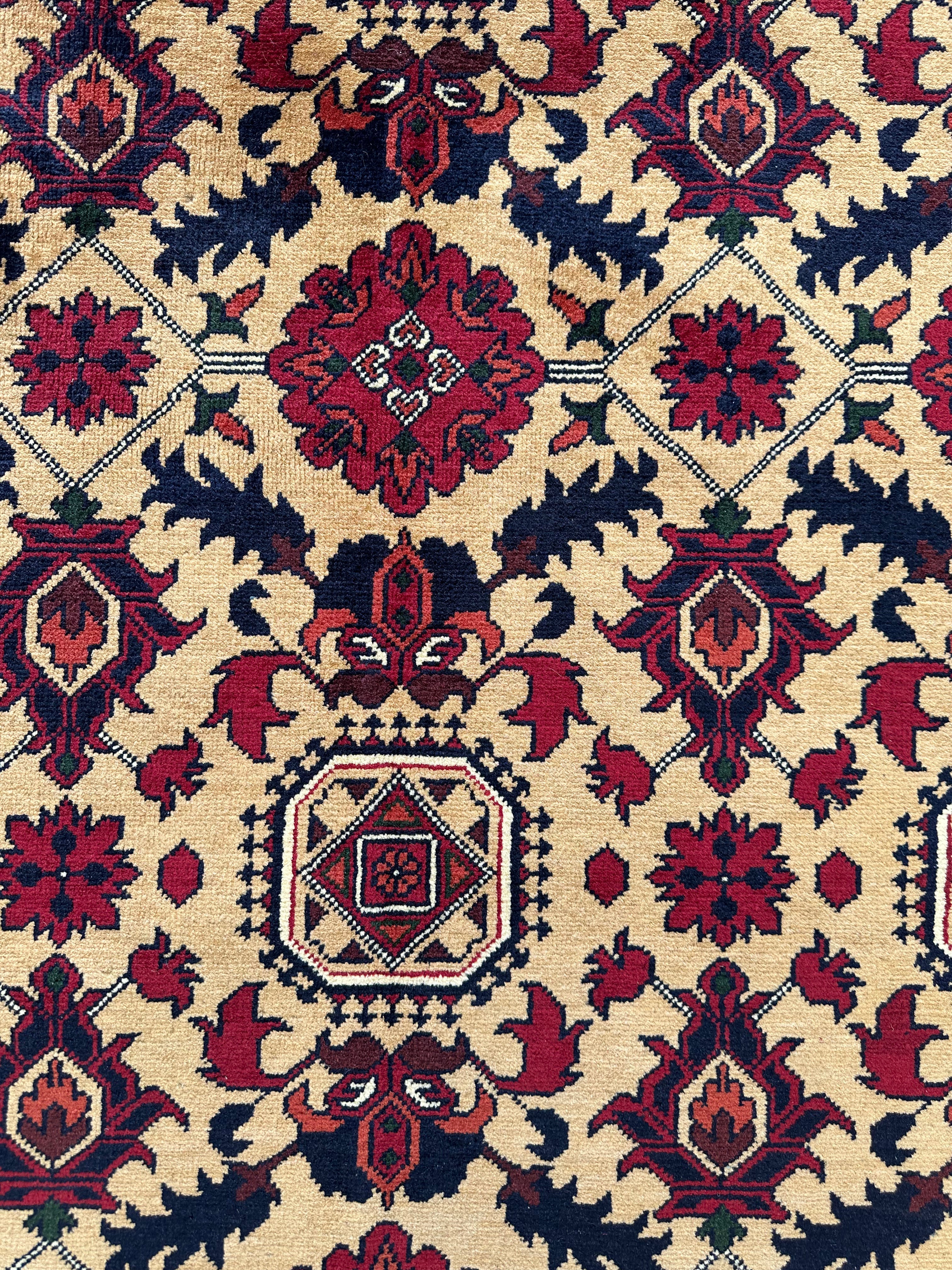Afghan handmade rug,Chobi. Size:300x200 cm