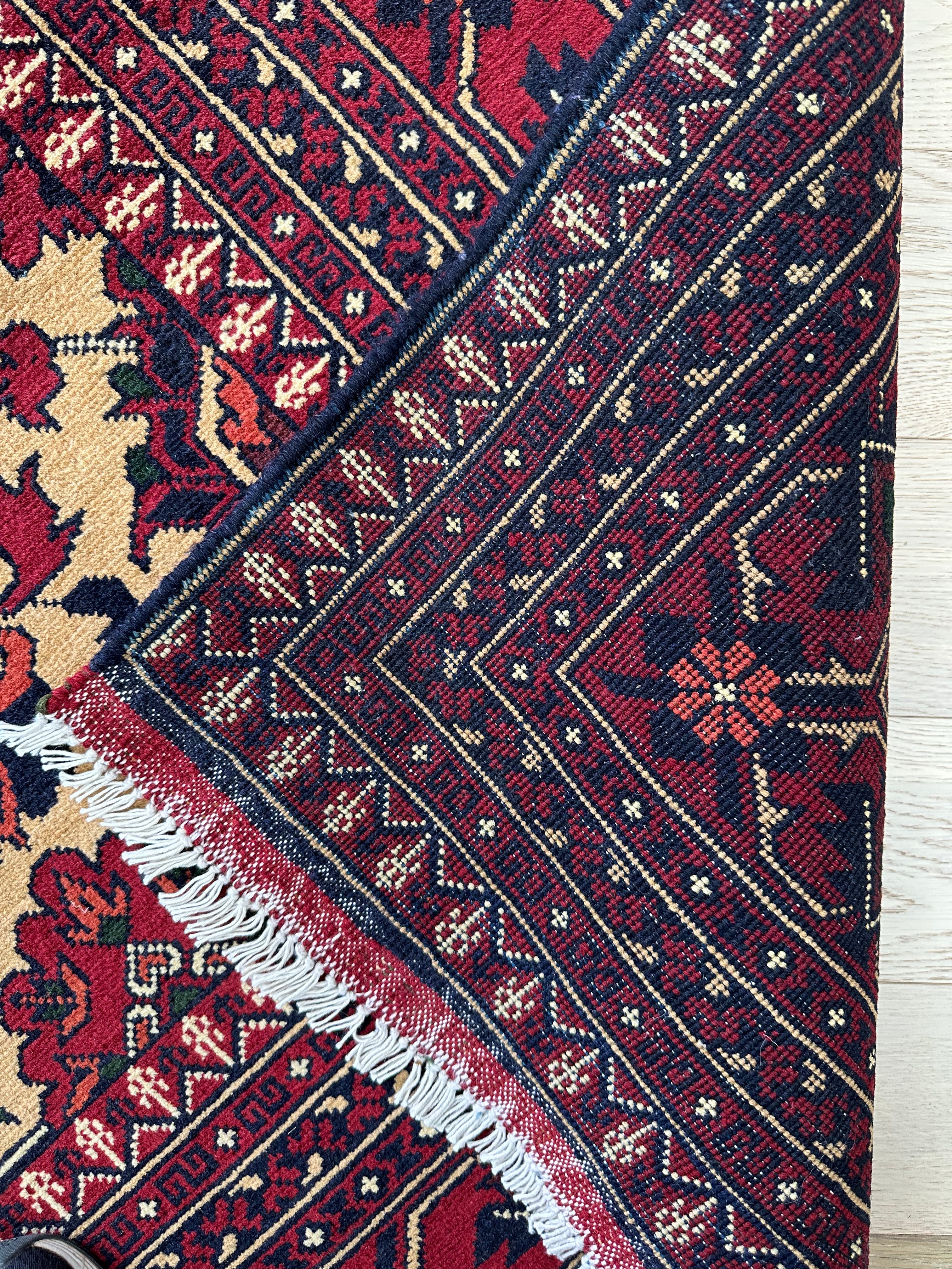 Afghan handmade rug,Chobi. Size:300x200 cm