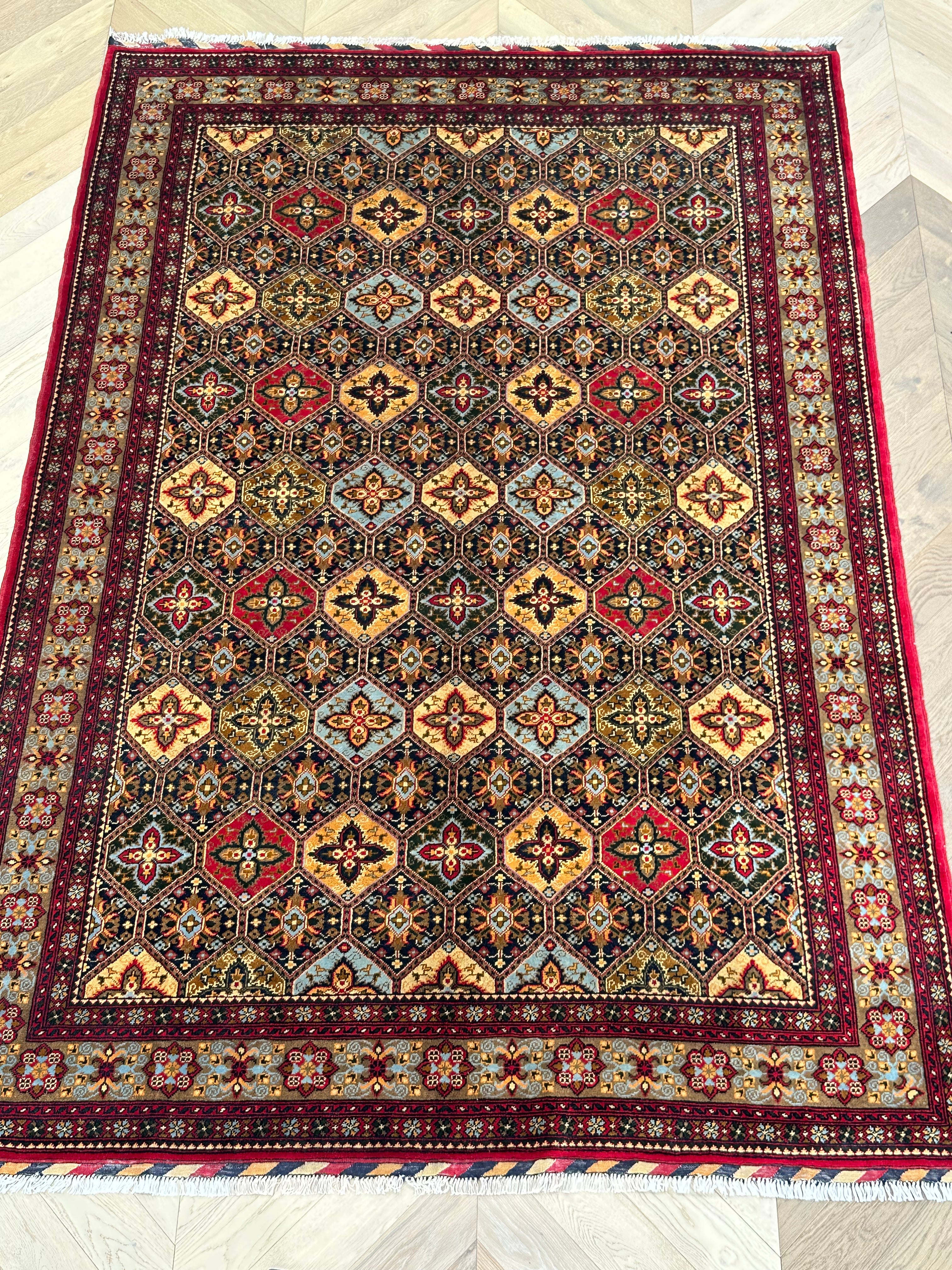 Afghan handmade rug,Chobi. Size:295x205 cm
