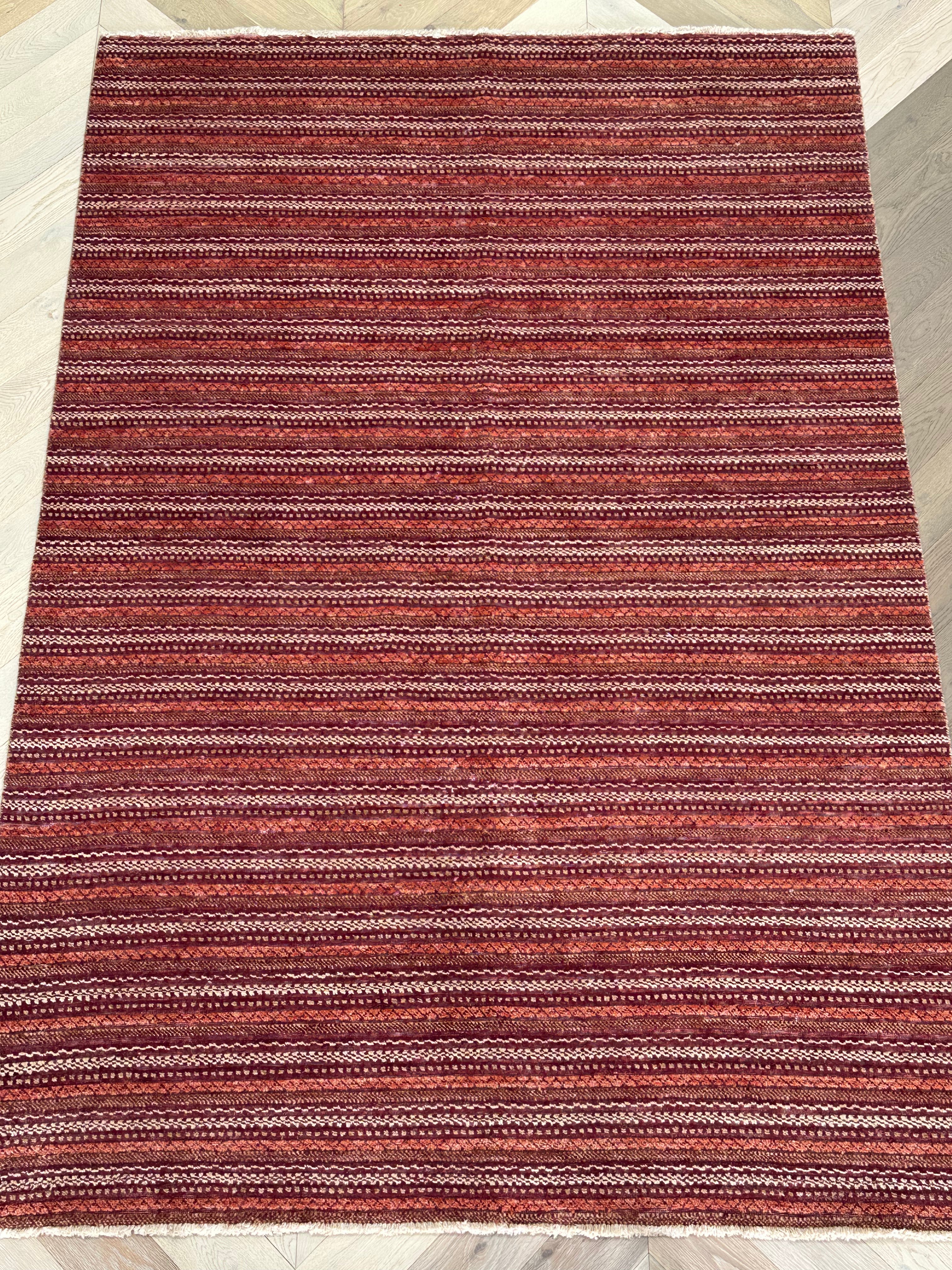 Beige HANDMADE AFGHAN MUSHWANI KILIM | CM |