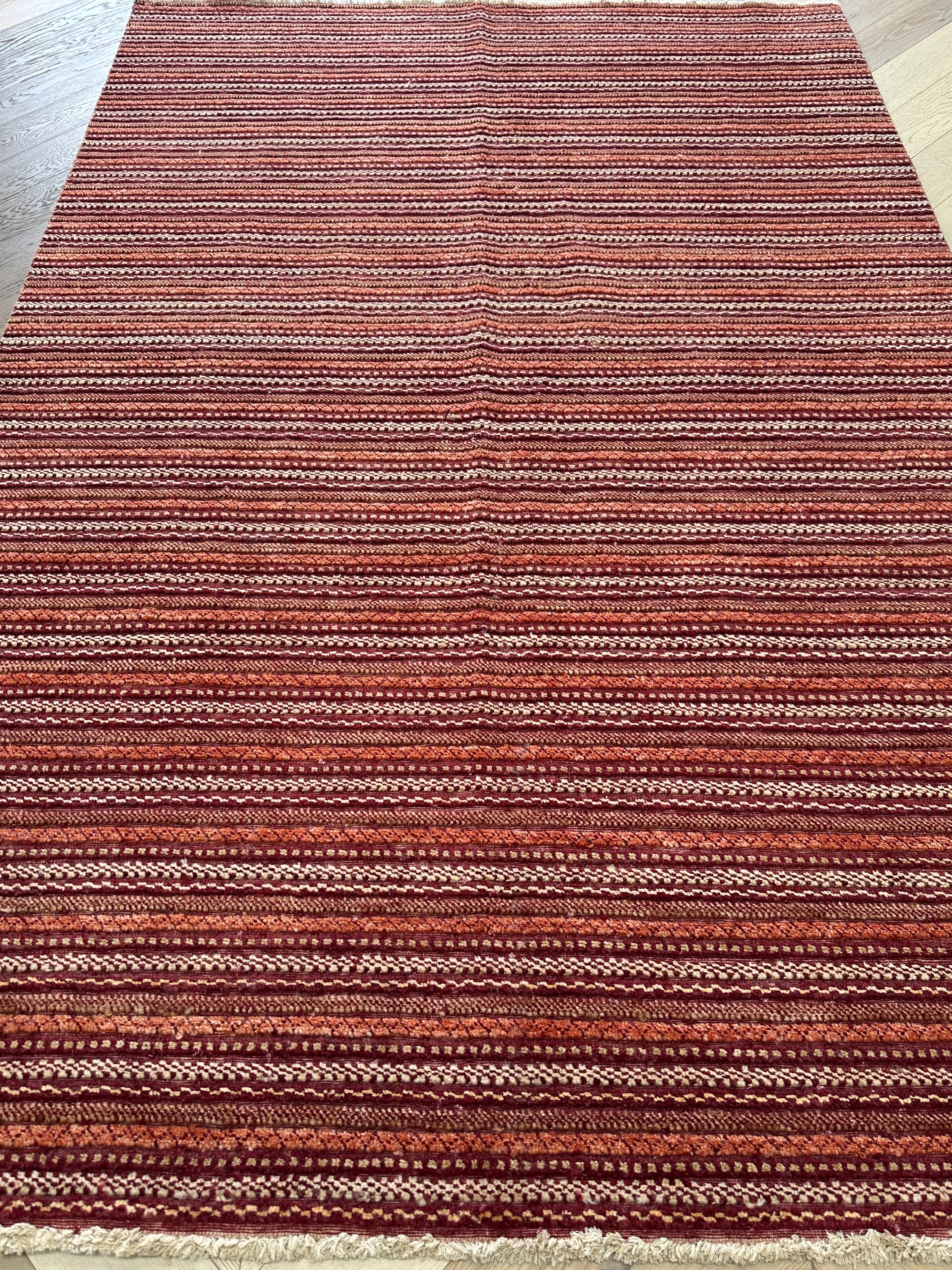 Beige HANDMADE AFGHAN MUSHWANI KILIM | CM |