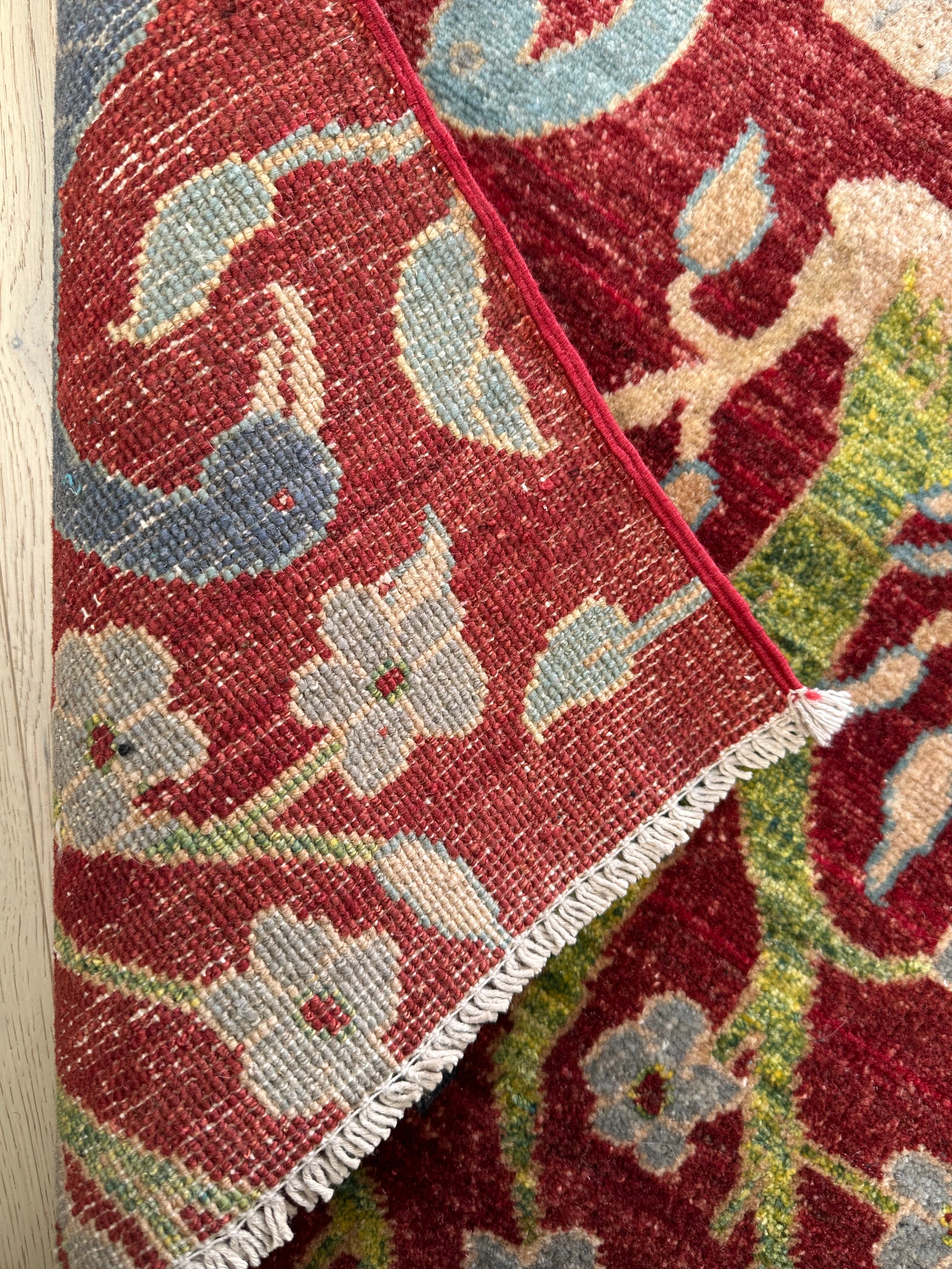 Afghan handmade rug - Paradise garden 198x150 cm