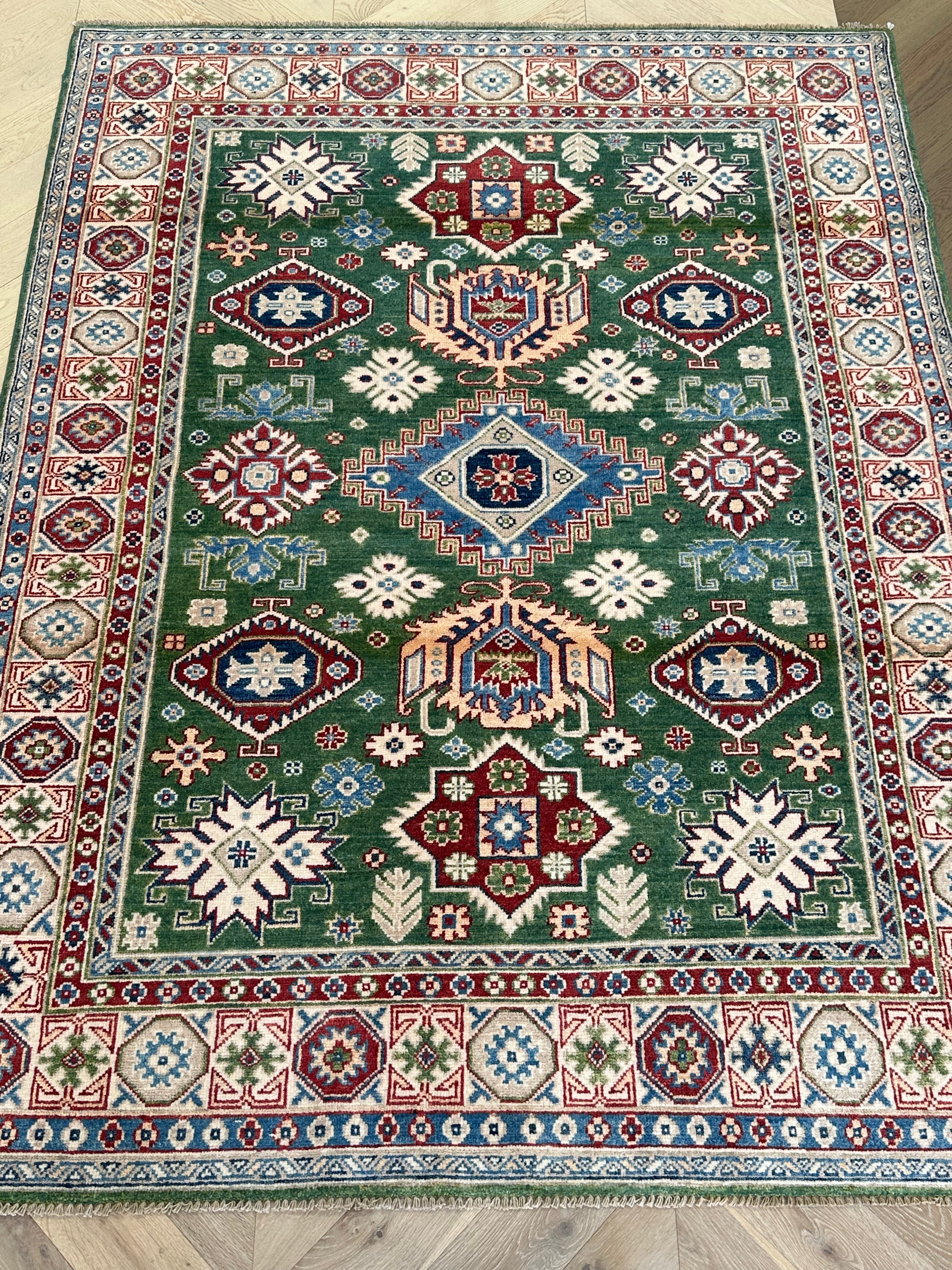 Afghan Handmade — 2.38 x 1.76