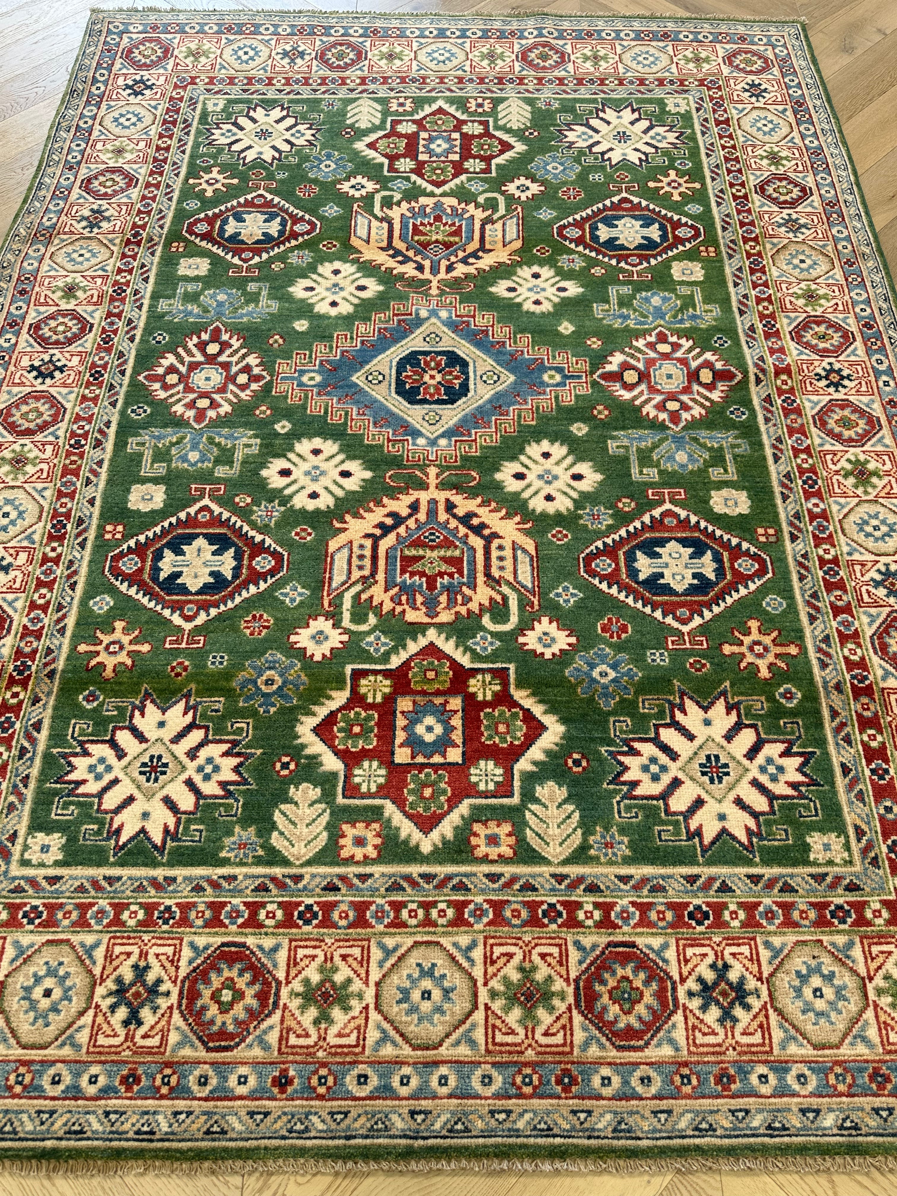 Afghan Handmade — 2.38 x 1.76