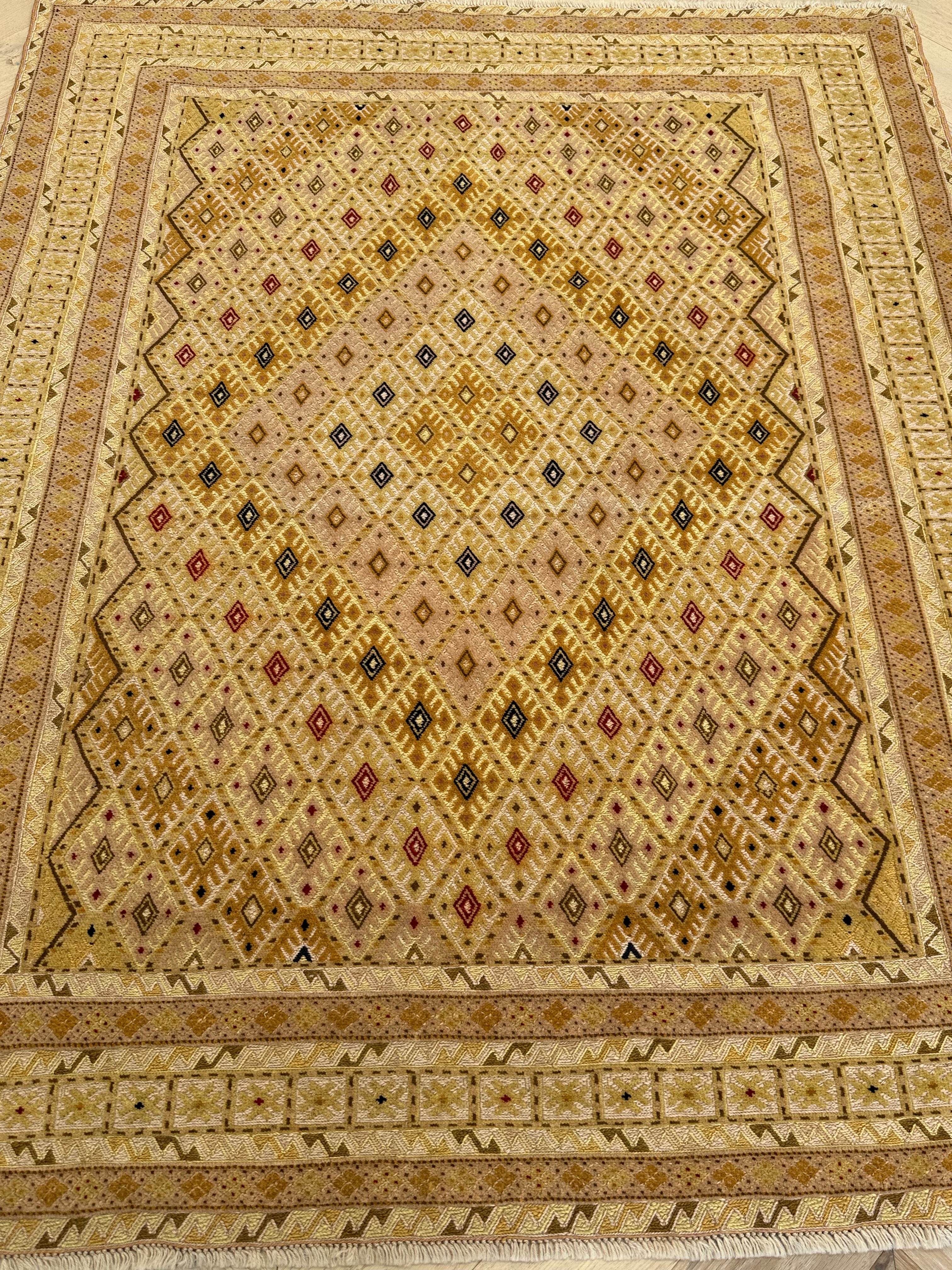 HANDMADE AFGHAN MUSHWANI KILIM | CM|