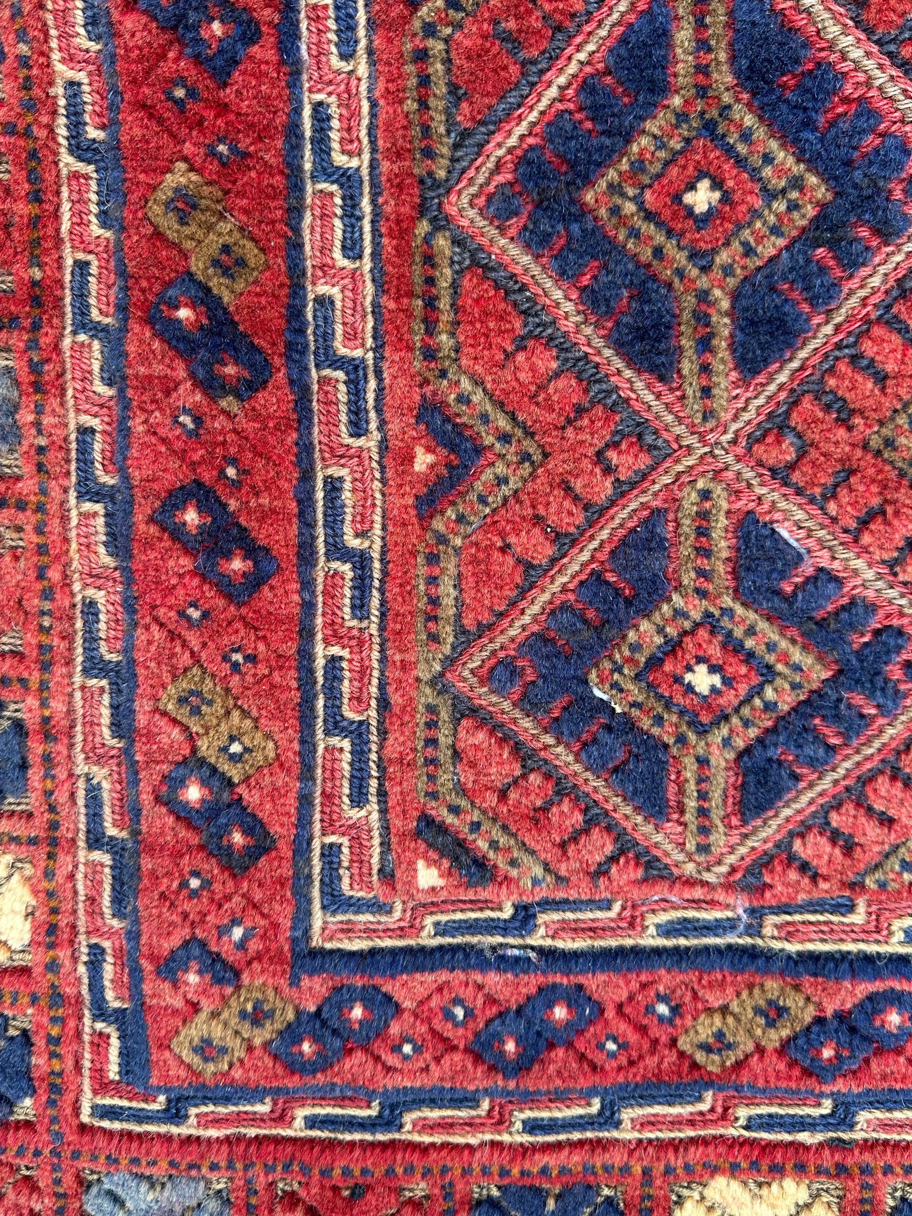 HANDMADE AFGHAN MUSHWANI KILIM | CM|
