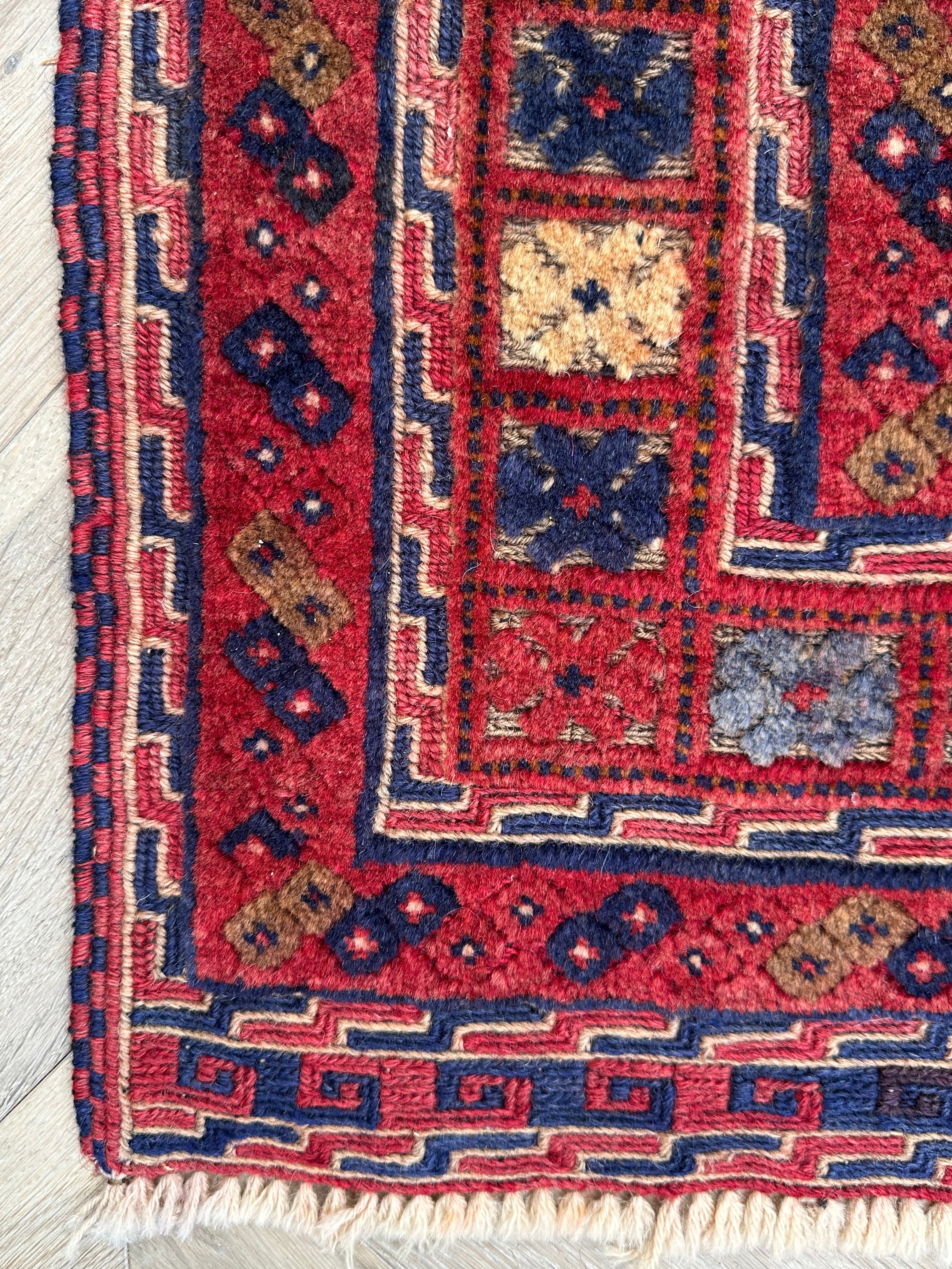 HANDMADE AFGHAN MUSHWANI KILIM | CM|