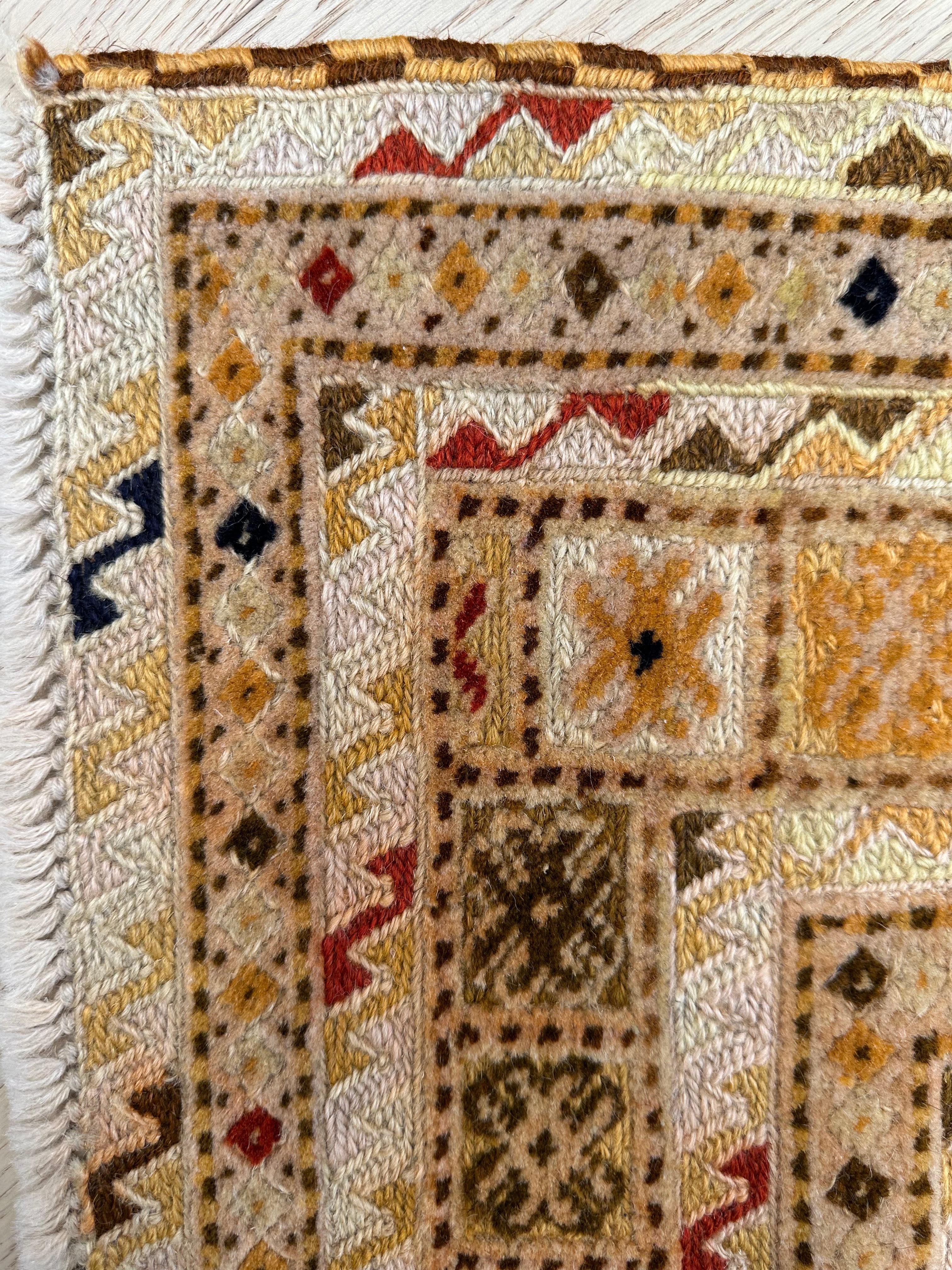 HANDMADE AFGHAN MUSHWANI KILIM | CM|