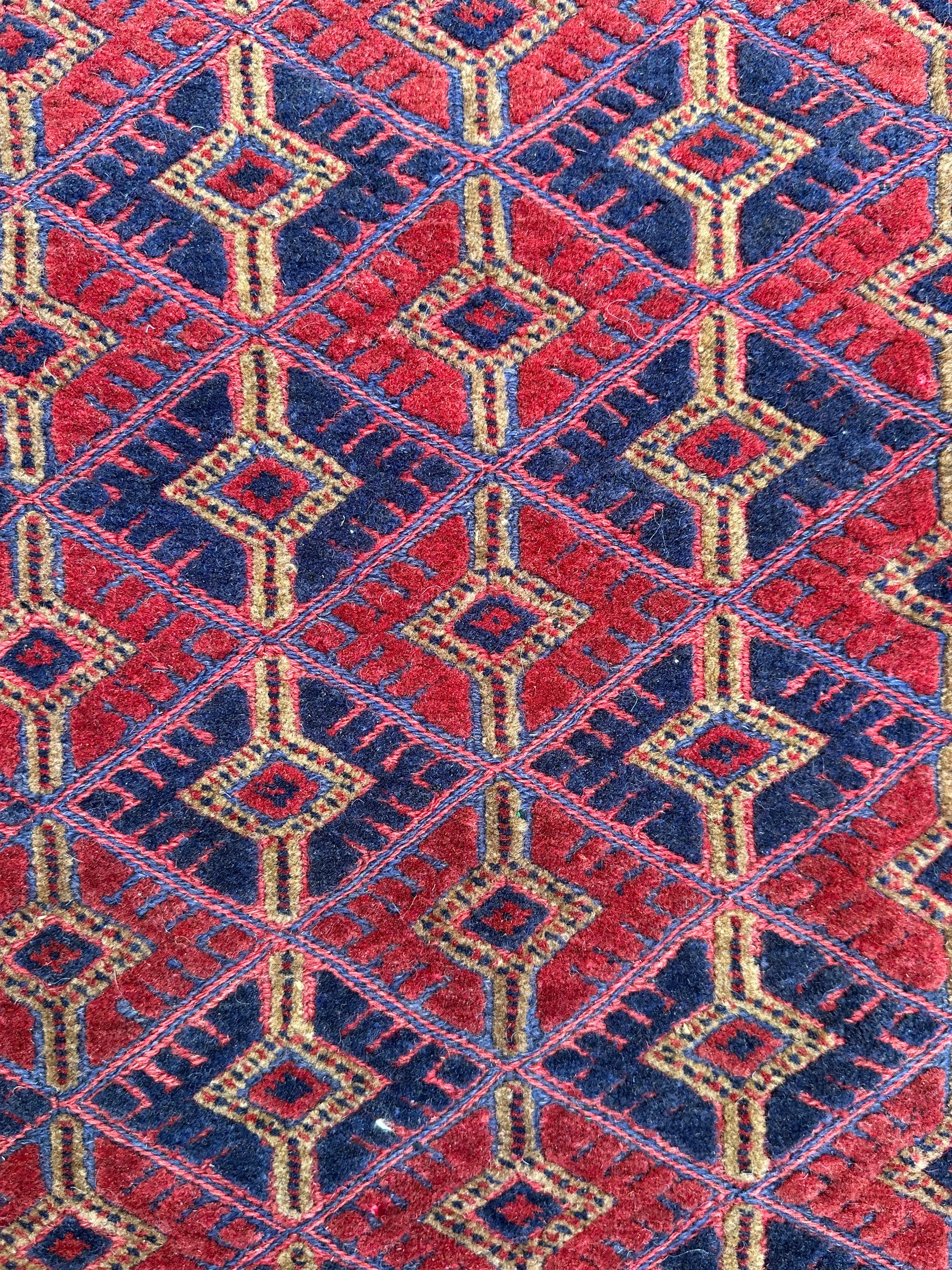HANDMADE AFGHAN MUSHWANI KILIM | CM|