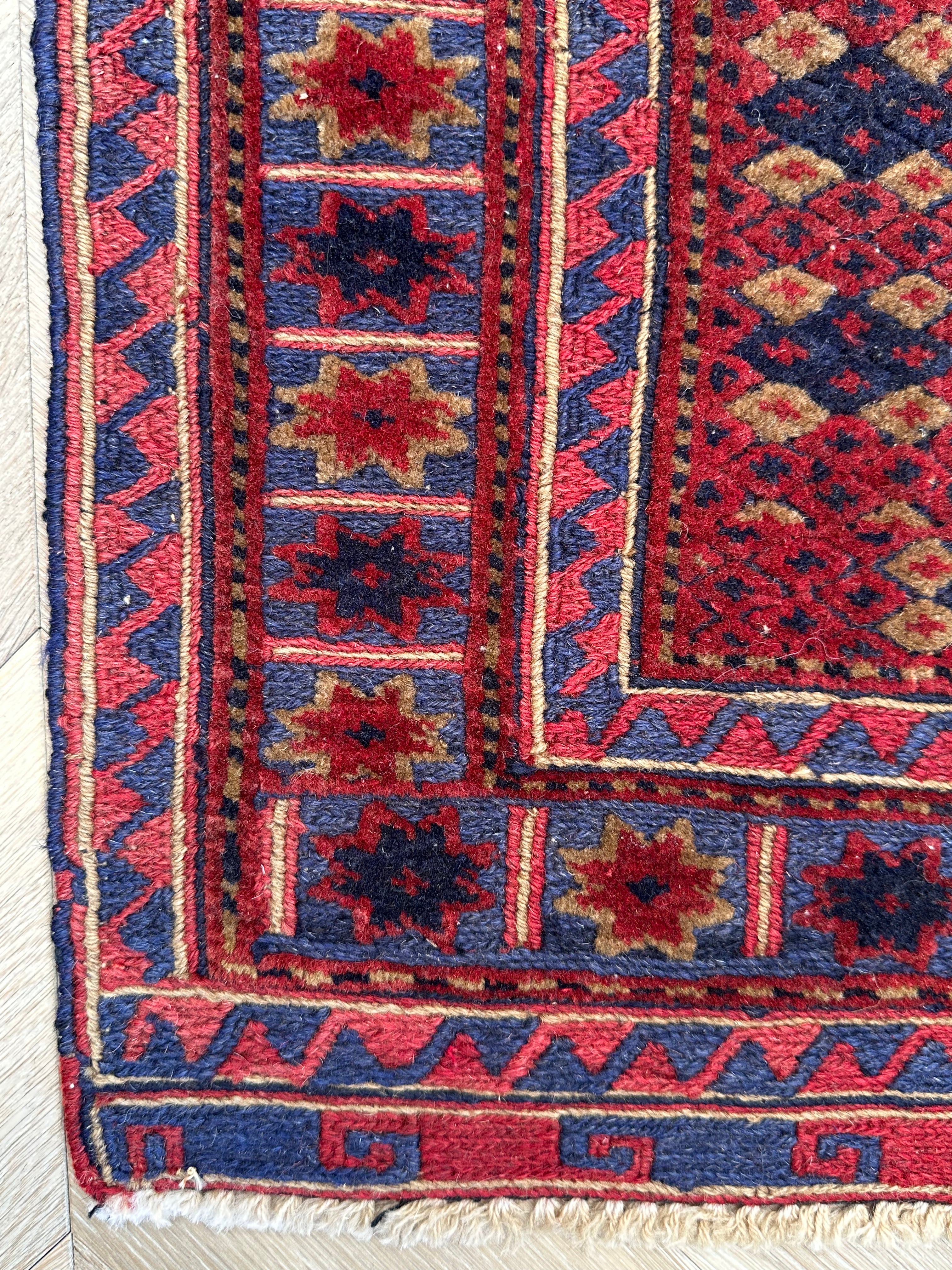 HANDMADE AFGHAN MUSHWANI KILIM | CM|