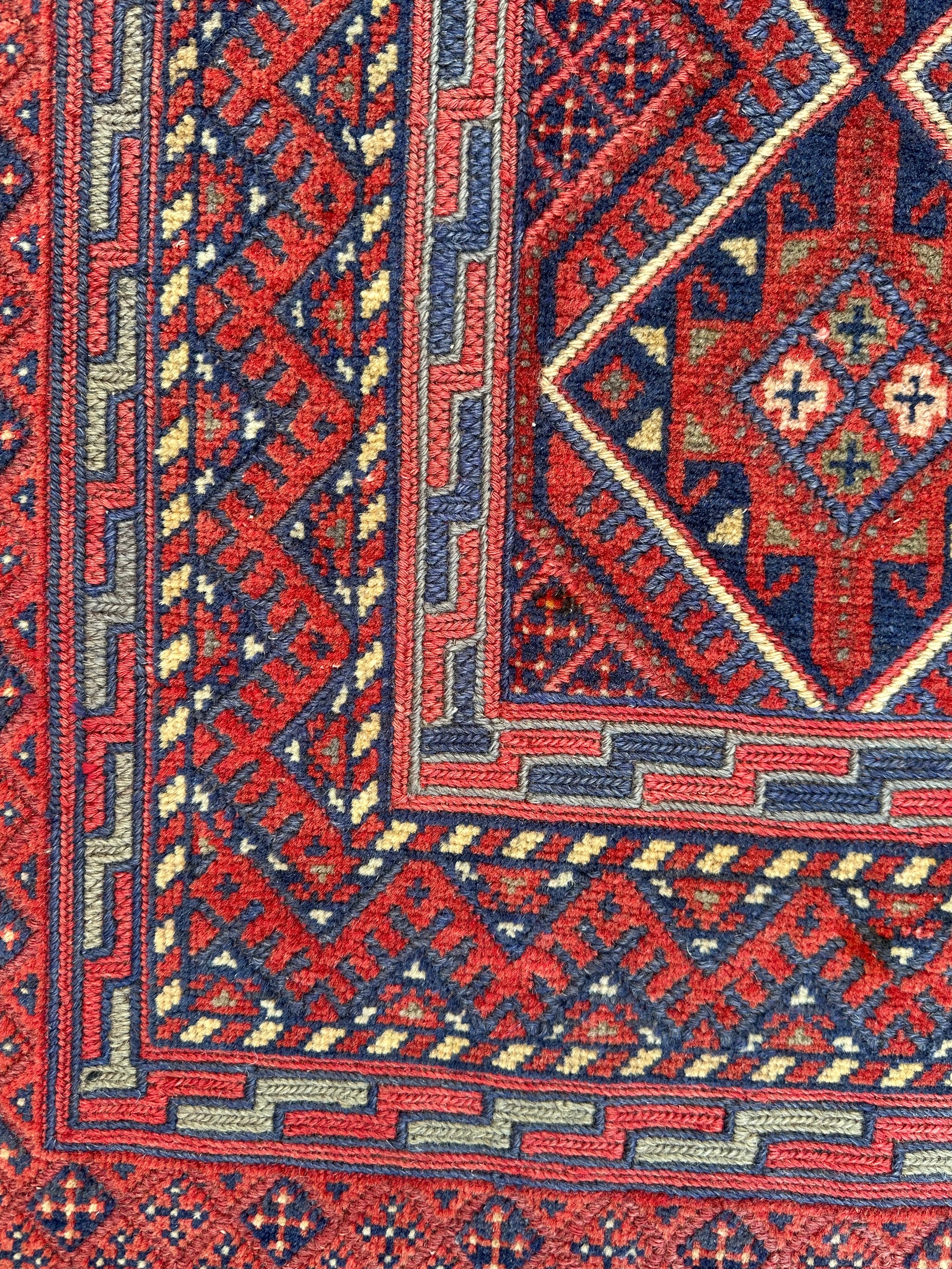 Yellow Handmade Herati Sumak Rug | — 2.00 x 1.40
